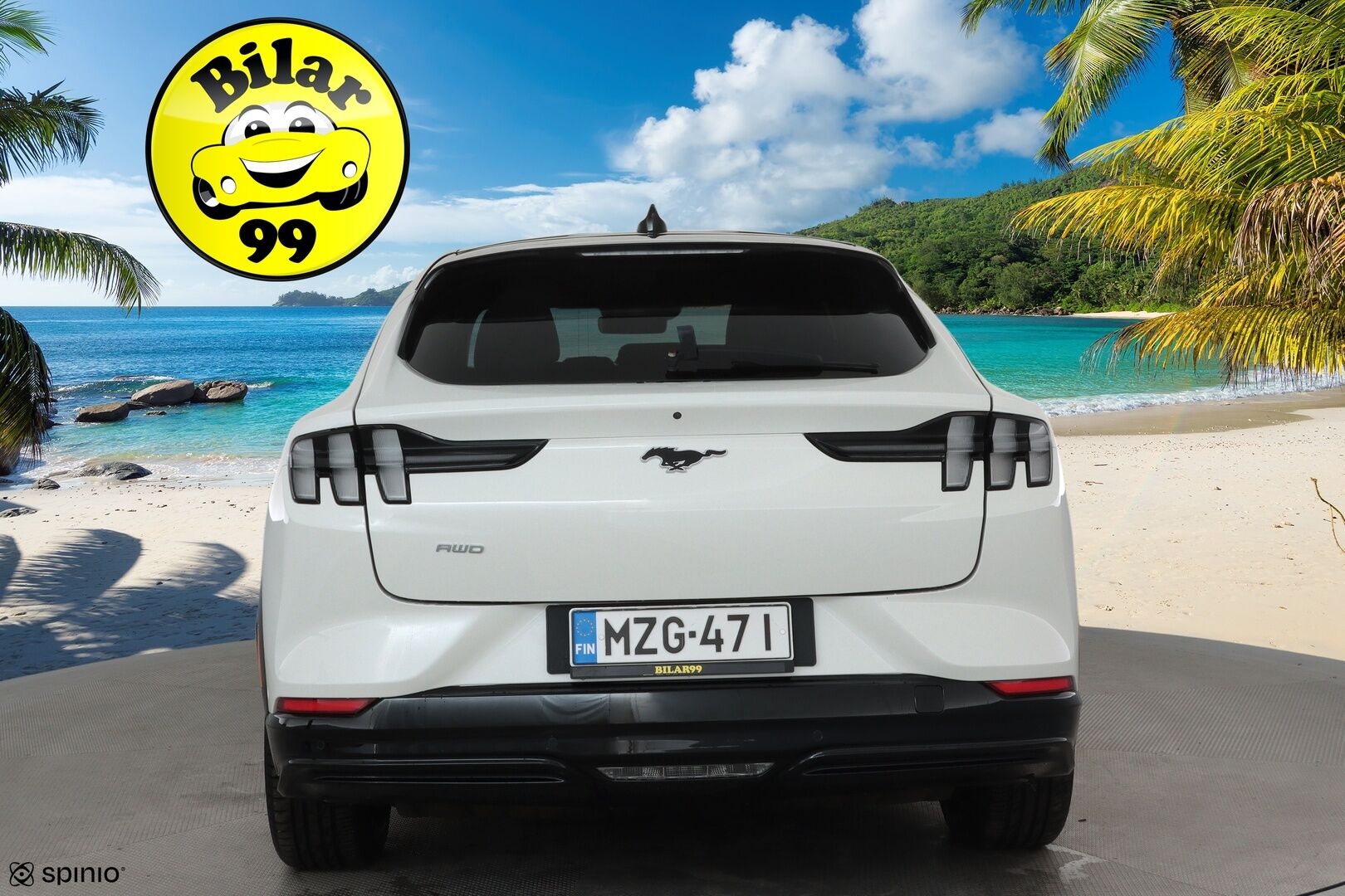 Ford Mustang Mach-E 2021 269hv AWD **Koukku / Lasikatto / B&O / ACC / LED / 360° / Muistipenkki / Navi / Kaistavahti / KeylessGO** - 1-om Suomi.auto / 2x Latauskaapelit / Kahdet Renkaat / Merkkihuollettu! / Akku kuntotarkastettu SOH 91,3%