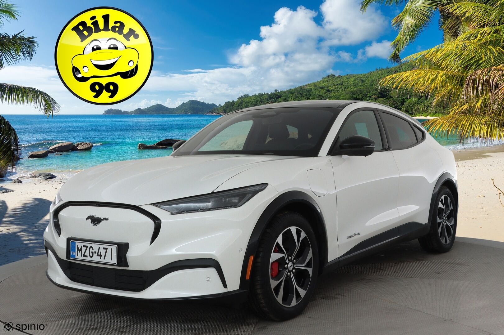 Ford Mustang Mach-E 2021 269hv AWD **Koukku / Lasikatto / B&O / ACC / LED / 360° / Muistipenkki / Navi / Kaistavahti / KeylessGO** - 1-om Suomi.auto / 2x Latauskaapelit / Kahdet Renkaat / Merkkihuollettu! / Akku kuntotarkastettu SOH 91,3%