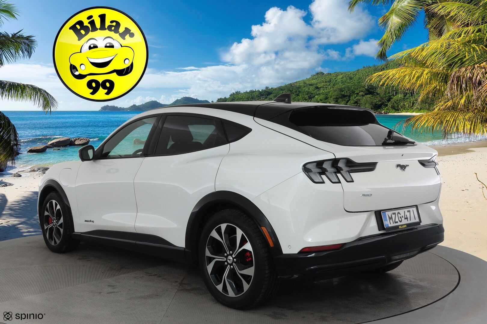 Ford Mustang Mach-E 2021 269hv AWD **Koukku / Lasikatto / B&O / ACC / LED / 360° / Muistipenkki / Navi / Kaistavahti / KeylessGO** - 1-om Suomi.auto / 2x Latauskaapelit / Kahdet Renkaat / Merkkihuollettu! / Akku kuntotarkastettu SOH 91,3%