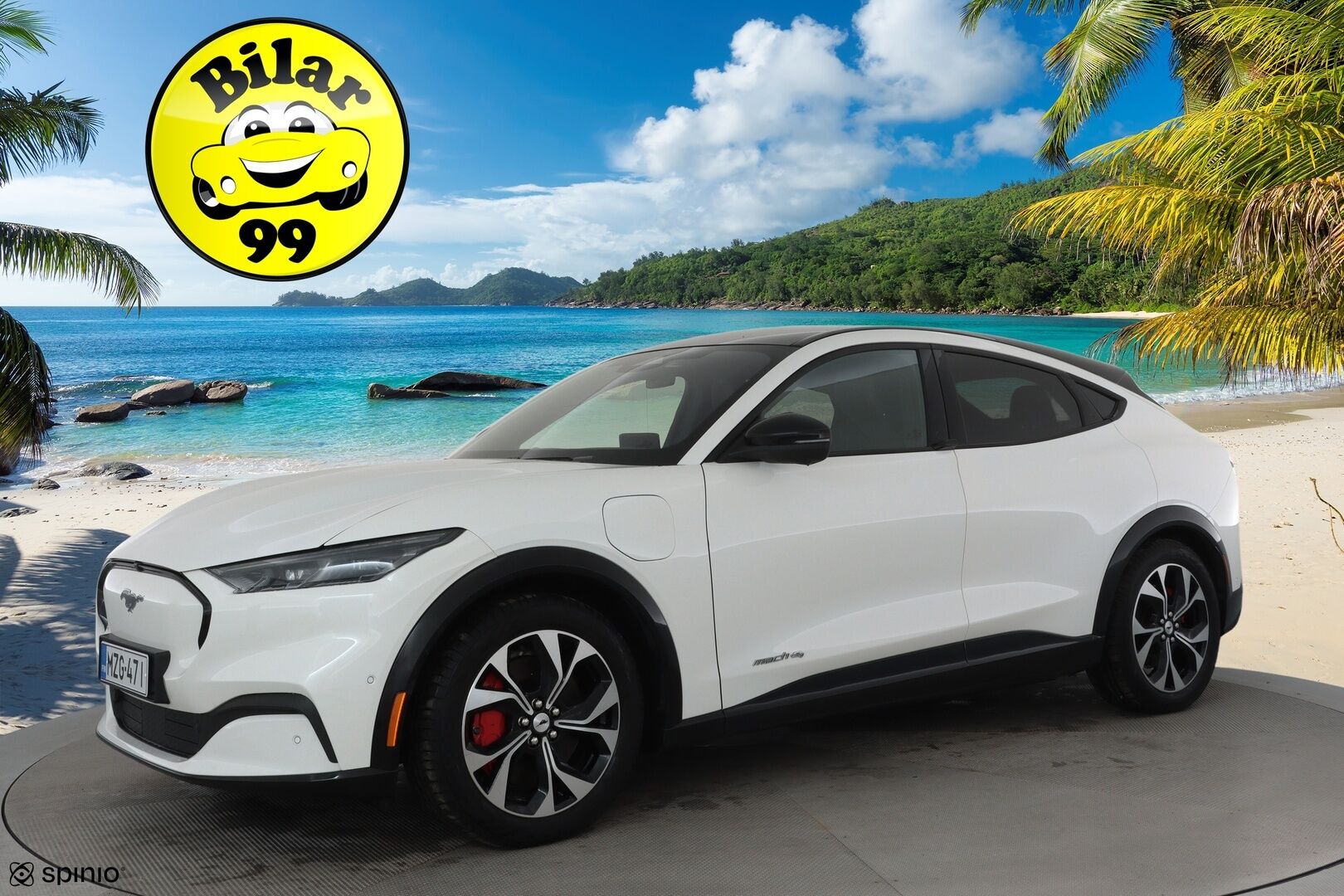 Ford Mustang Mach-E 2021 269hv AWD **Koukku / Lasikatto / B&O / ACC / LED / 360° / Muistipenkki / Navi / Kaistavahti / KeylessGO** - 1-om Suomi.auto / 2x Latauskaapelit / Kahdet Renkaat / Merkkihuollettu! / Akku kuntotarkastettu SOH 91,3%