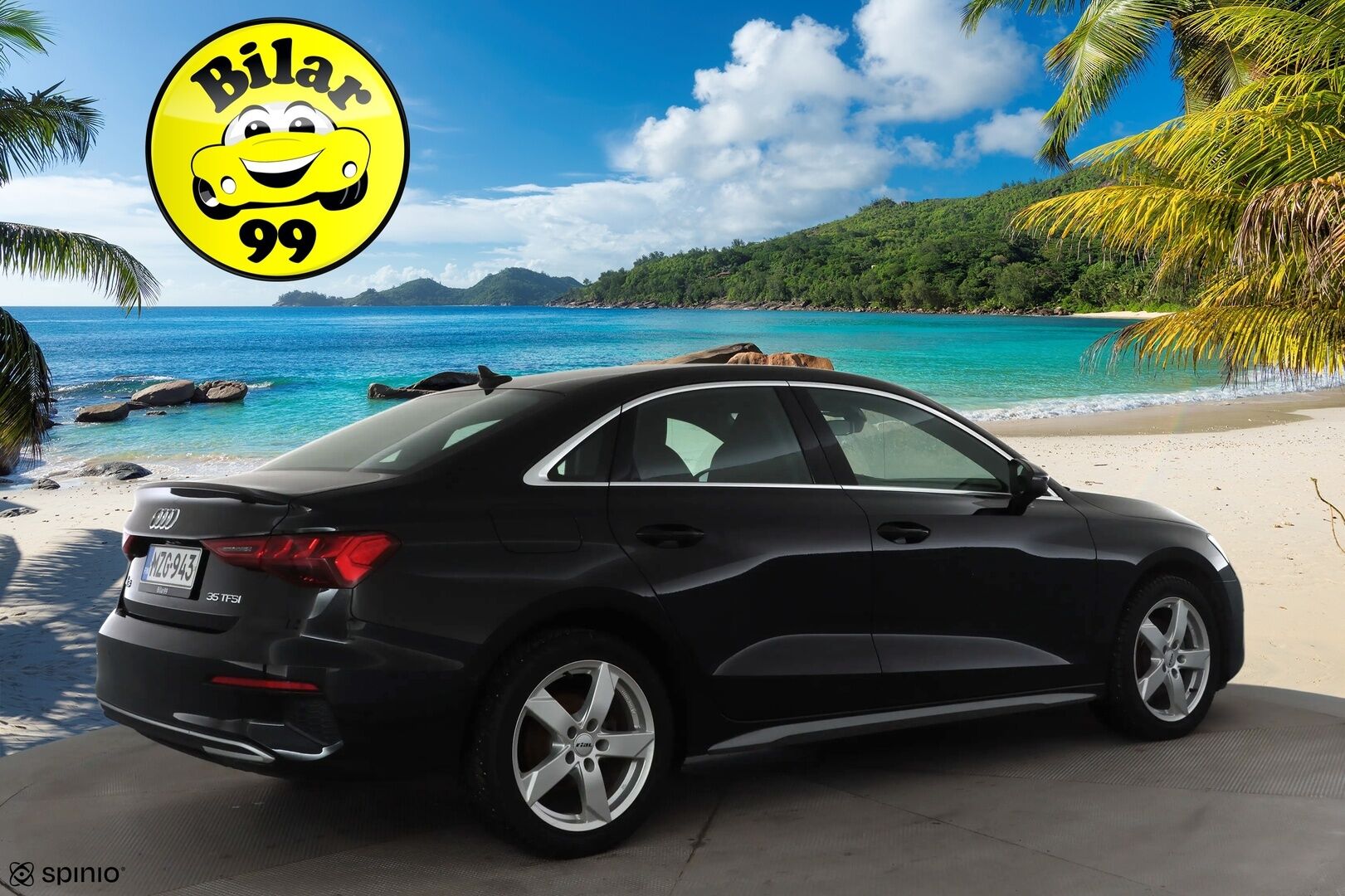 Audi A3 2022 Sedan Business Advanced 35 TFSI 110 kW MHEV S tronic * ACC / P.tutkat / Webasto / LED / Sporttipenkit * - 1.Om Suomi-auto / Kahdet renkaat aluvanteilla