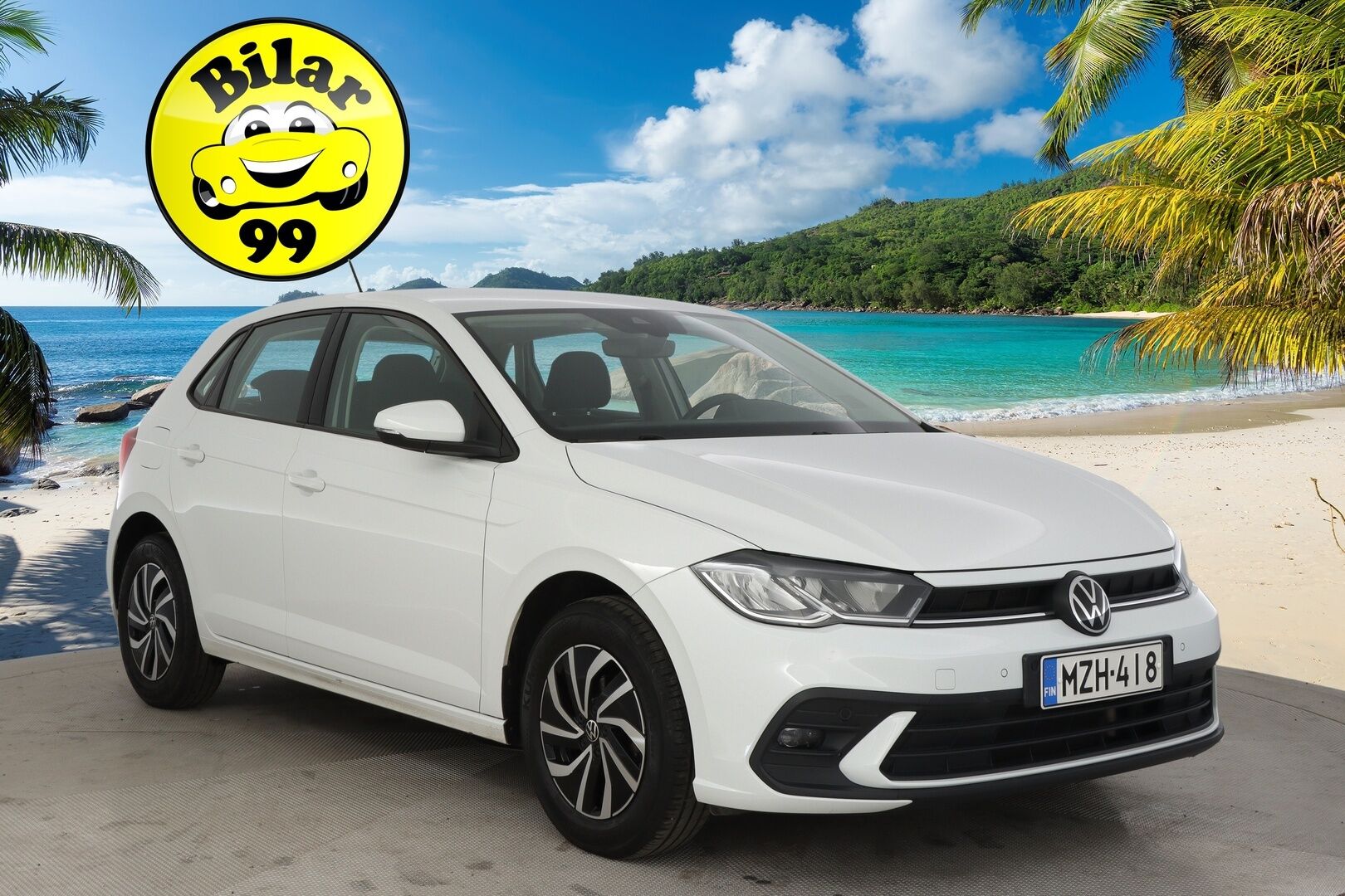 Volkswagen Polo 2021 Style 1,0 TSI 70 kW DSG-automaatti*Peruutuskamera / Adaptiivinen vakionopeudensäädin / Digimittaristo* - *Suomi-auto / Navigaattori / LED-ajovalot*