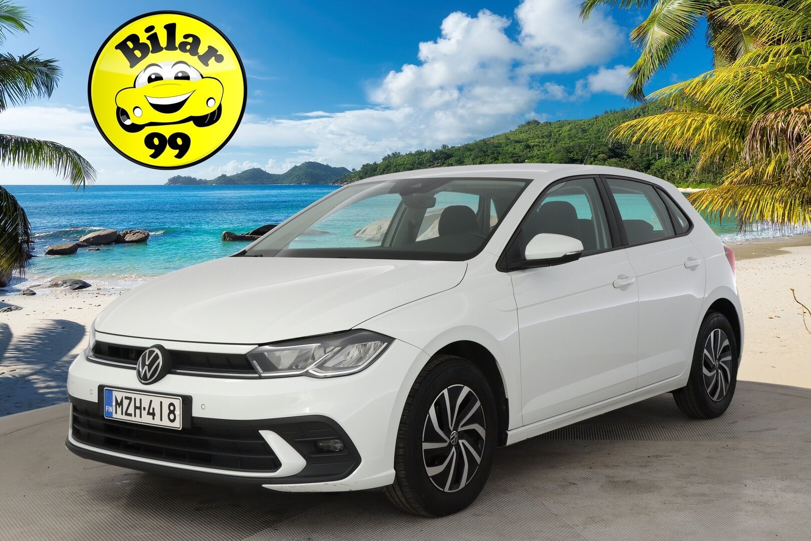 Volkswagen Polo 2021 Style 1,0 TSI 70 kW DSG-automaatti*Peruutuskamera / Adaptiivinen vakionopeudensäädin / Digimittaristo* - *Suomi-auto / Navigaattori / LED-ajovalot*