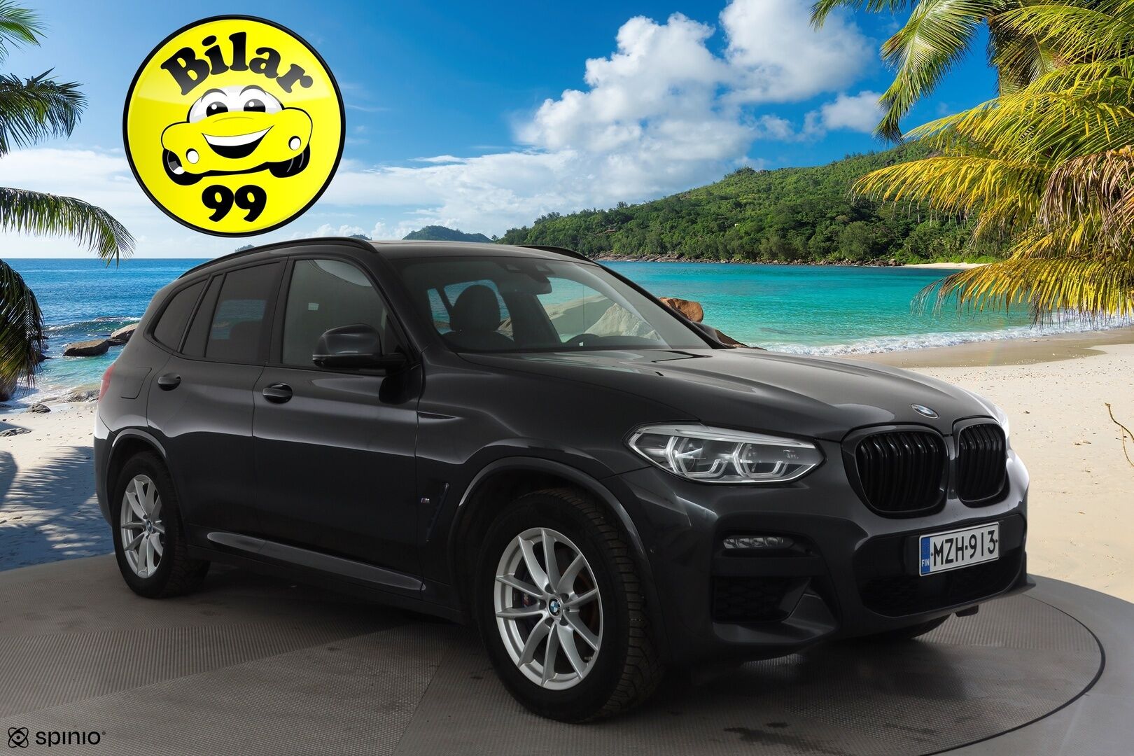 BMW X3 2020 G01 xDrive 30e A Charged Edition M Sport * ACC / HUD / H&K / Panorama / Comfort Access / Adapt.LED / Koukku / Navi / 360° * - Akku kuntotarkastettu SoH 94,9% / Ilmastoidut nahat / Muistipenkki / Kahdet renkaat aluvanteilla / Merkkihuollettu / Hyvät varusteet! - Osta nyt, maksa vasta ensi vuonna
