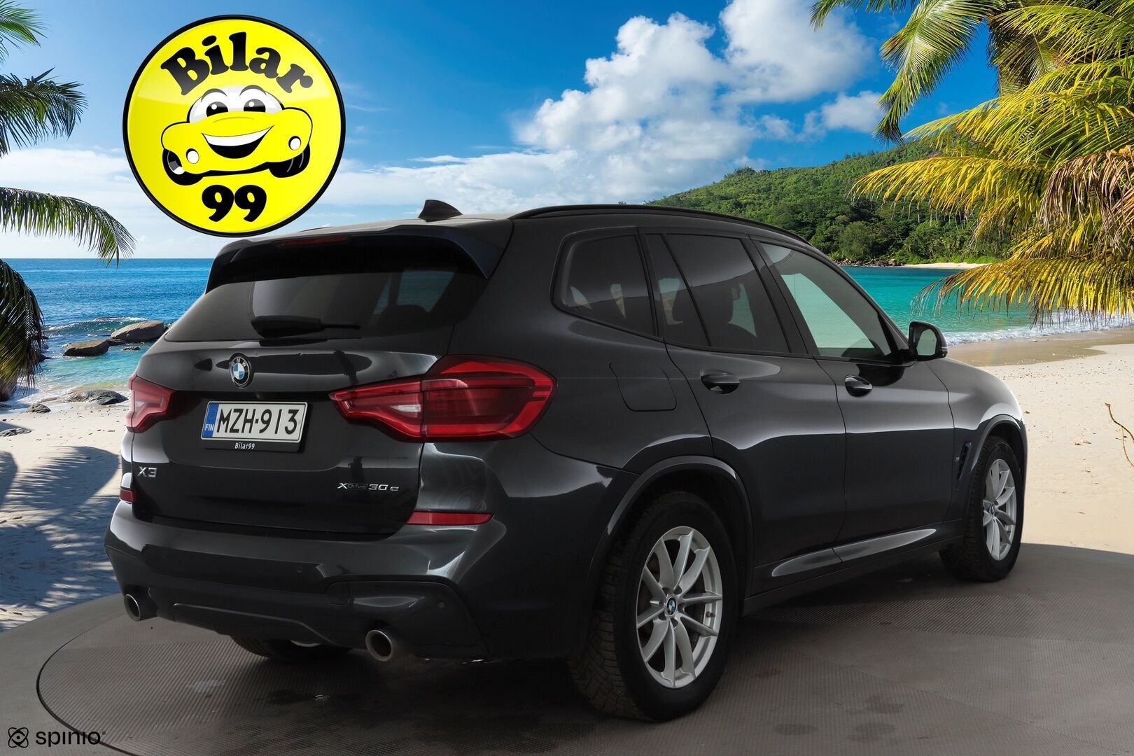 BMW X3 2020 G01 xDrive 30e A Charged Edition M Sport * ACC / HUD / H&K / Panorama / Comfort Access / Adapt.LED / Koukku / Navi / 360° * - Akku kuntotarkastettu SoH 94,9% / Ilmastoidut nahat / Muistipenkki / Kahdet renkaat aluvanteilla / Merkkihuollettu / Hyvät varusteet! - Osta nyt, maksa vasta ensi vuonna