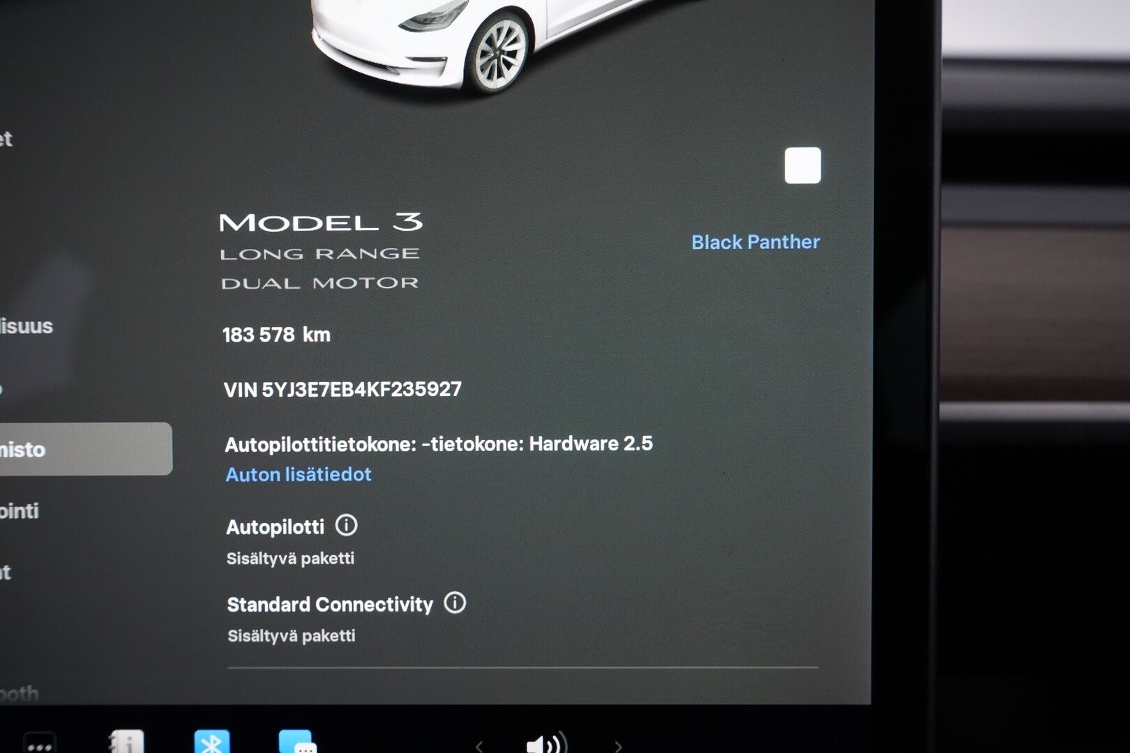 Tesla Model 3 2019 Long-Range Dual Motor AWD *Premium Audio / ACC / Lasikatto / Nahat* - Kahdet vanteet / Katsastus 03/2025 / Longrange / Neliveto