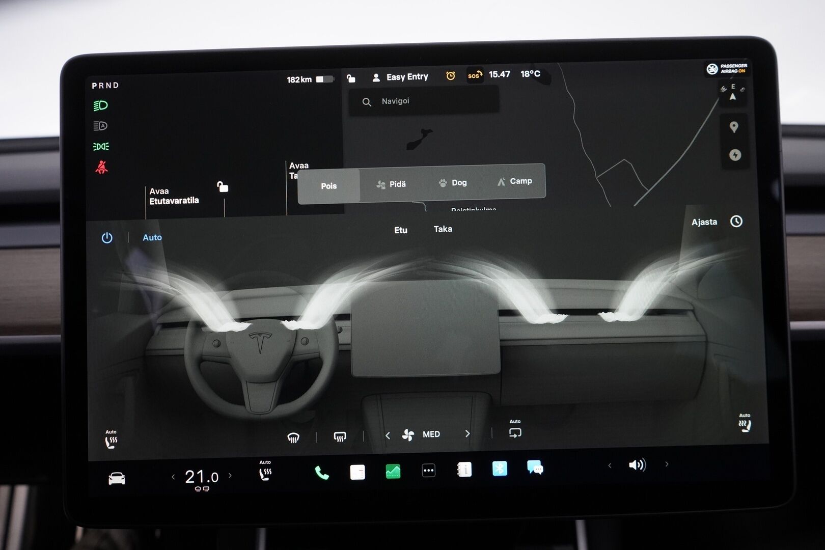 Tesla Model 3 2019 Long-Range Dual Motor AWD *Premium Audio / ACC / Lasikatto / Nahat* - Kahdet vanteet / Katsastus 03/2025 / Longrange / Neliveto