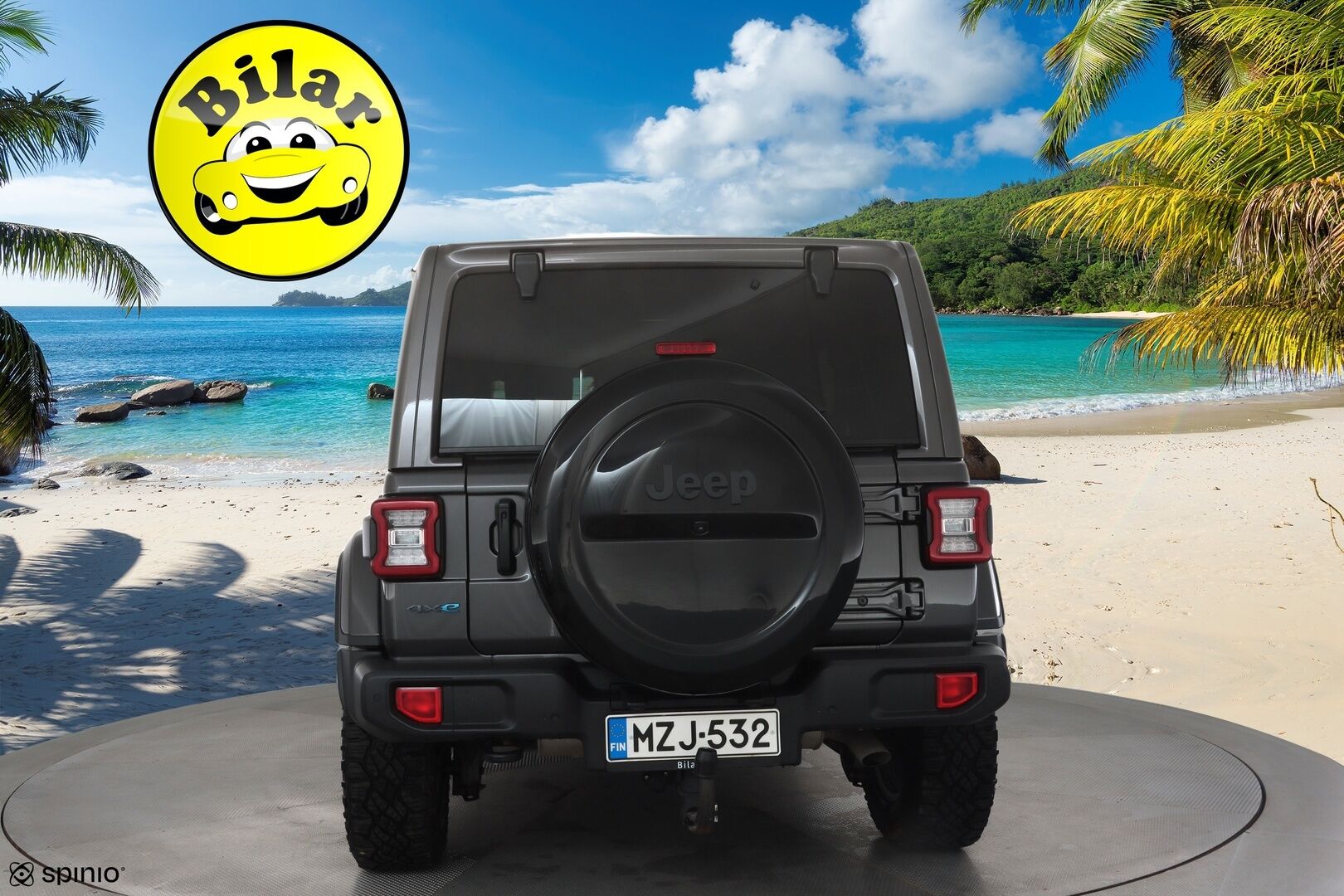 Jeep Wrangler 2021 Sahara 2.0 PHEV AT8 4x4 - | ACC | Koukku | Irroitettava katto | P.Kamera | Nahat | LED | Apple&Android | 1.Om Suomi-auto | Kahdet Renkaat |