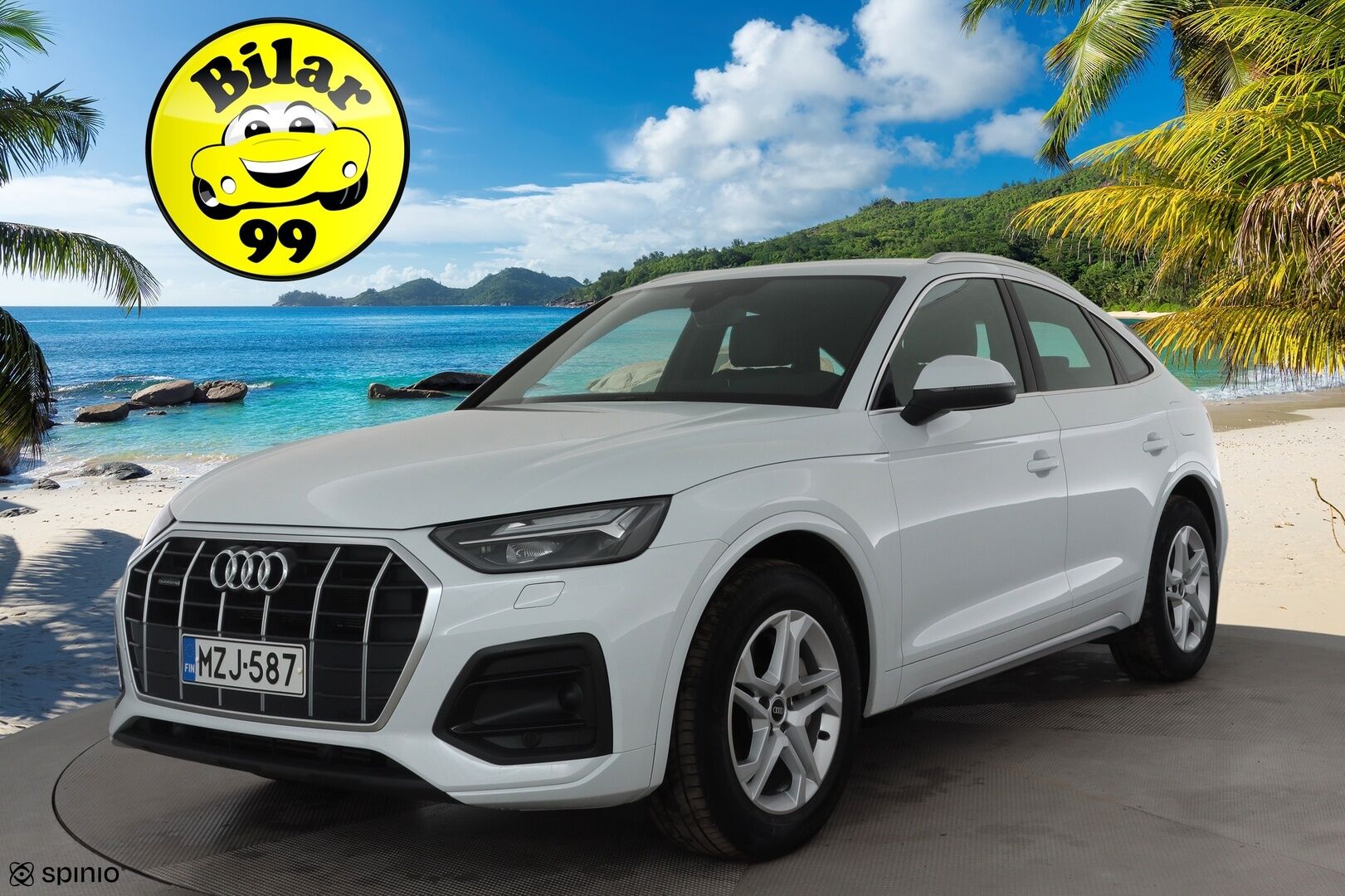 Audi Q5 2021 Q5 Sportback 50 TFSI e S-Line * ACC / Ilma-alusta / P.kamera / LED / Koukku / Sporttipenkit / Digimittaristo * - 1.Om Suomi-auto / Kahdet renkaat aluvanteilla / Merkkihuollettu - Osta nyt, maksa vasta ensi vuonna