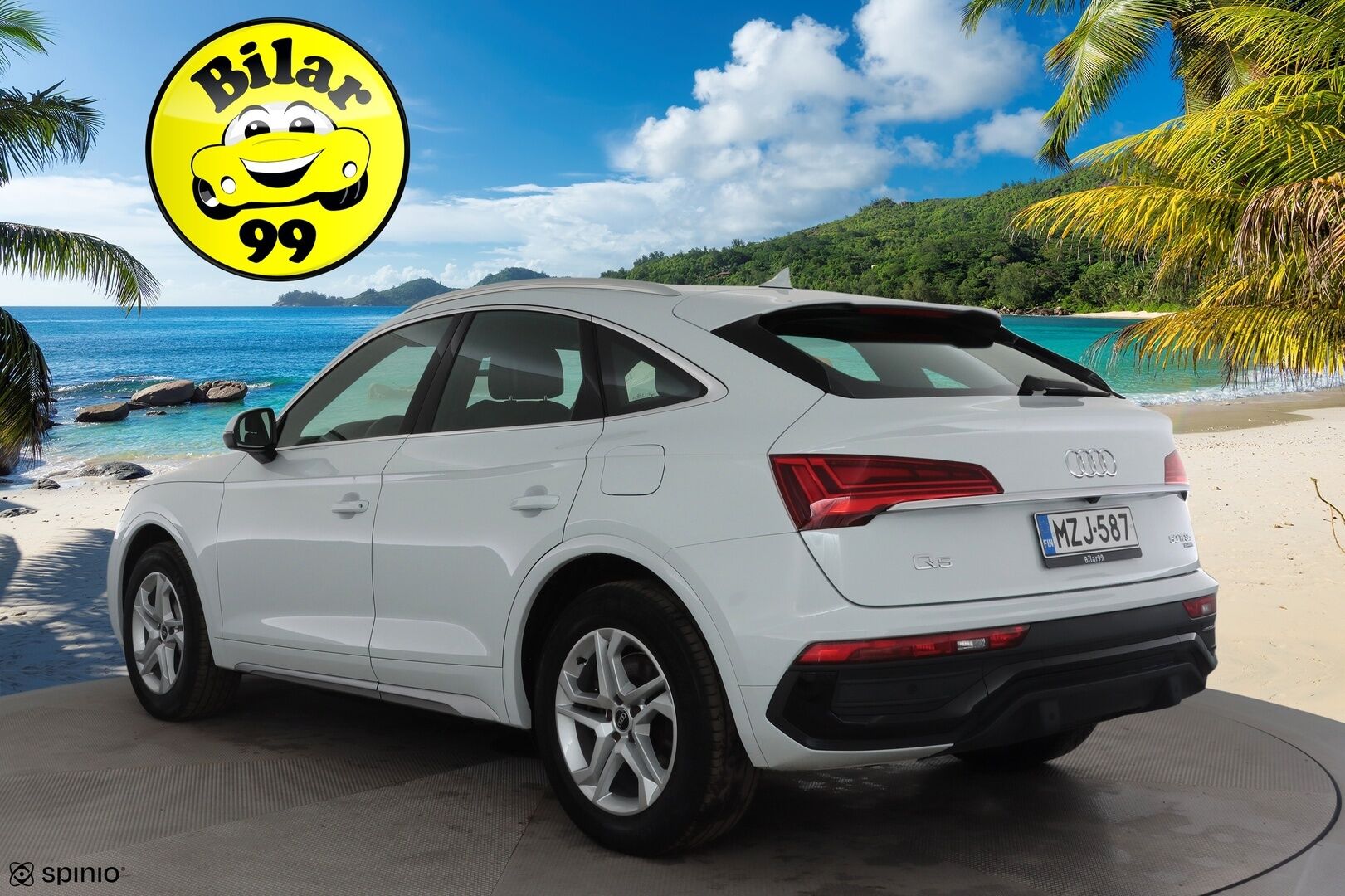 Audi Q5 2021 Q5 Sportback 50 TFSI e S-Line * ACC / Ilma-alusta / P.kamera / LED / Koukku / Sporttipenkit / Digimittaristo * - 1.Om Suomi-auto / Kahdet renkaat aluvanteilla / Merkkihuollettu - Osta nyt, maksa vasta ensi vuonna