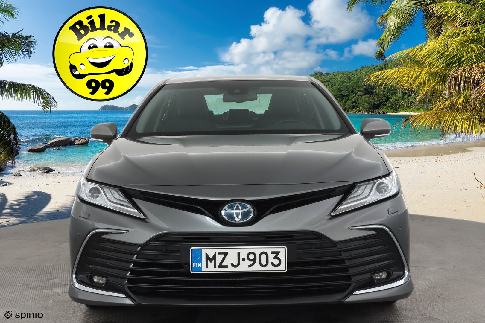 Toyota Camry 2022 2,5 Hybrid Style * ACC / Lohko / P.kamera / Sähköpenkit / Navi / LED / Nahat / Keyless / Ratinlämmitin / Facelift * - Suomi-auto / Kahdet renkaat aluvanteilla / Merkkihuollettu - HULLUT AVAJAISHULINAT KORKOTARJOUS 3,29 %