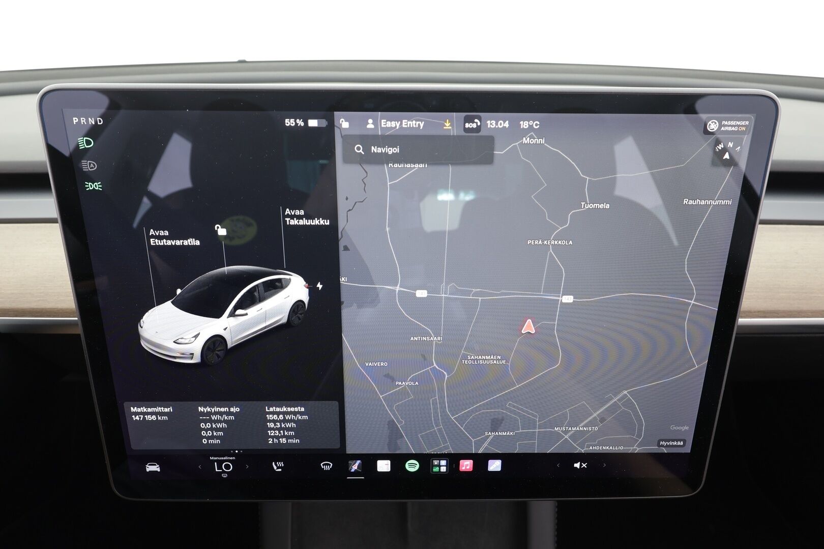 Tesla Model 3 2021 Standard Range Plus - | ILP | Lasikatto | ACC | P.kamera | Matrix-LED | Muistipenkki | Premium Speakers | Navi | Kaistavahti | Keyless | Suomi-auto | 