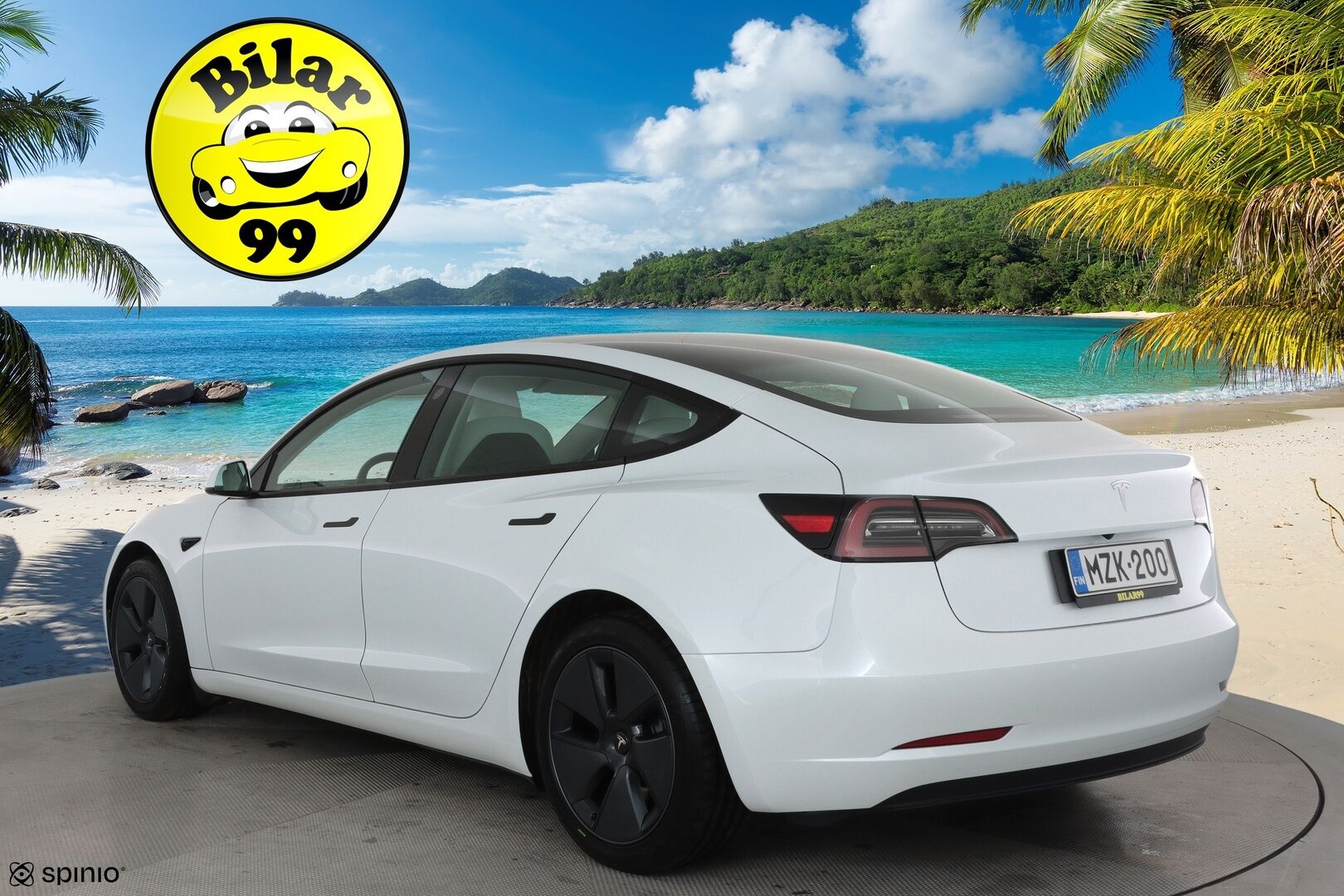 Tesla Model 3 2021 Standard Range Plus **Lasikatto / Lämpöpumppu / Adapt.Vakkari / Matrix-LED / P.kamera / Navi / Kaistavahti / Keyless** - 1-om Suomi-auto / 2x Latauskaapelit / Kahdet Renkaat
