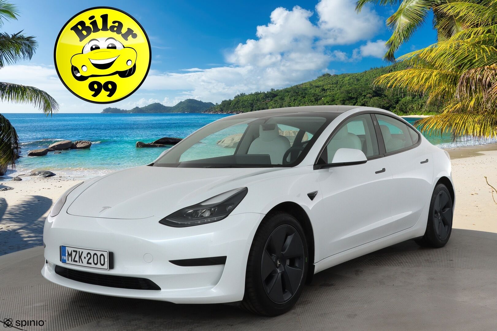 Tesla Model 3 2021 Standard Range Plus **Lasikatto / Lämpöpumppu / Adapt.Vakkari / Matrix-LED / P.kamera / Navi / Kaistavahti / Keyless** - 1-om Suomi-auto / 2x Latauskaapelit / Kahdet Renkaat