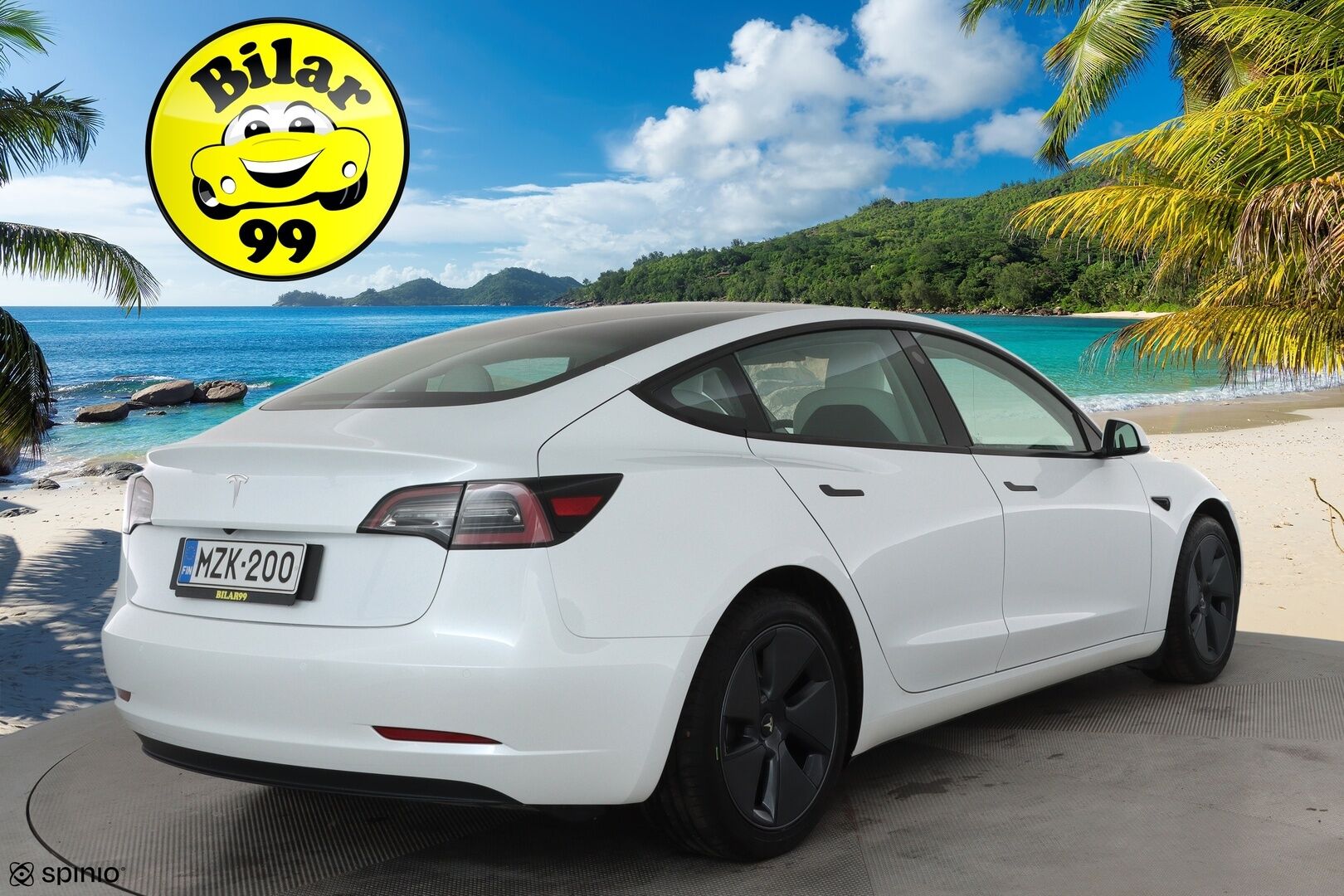 Tesla Model 3 2021 Standard Range Plus **Lasikatto / Lämpöpumppu / Adapt.Vakkari / Matrix-LED / P.kamera / Navi / Kaistavahti / Keyless** - 1-om Suomi-auto / 2x Latauskaapelit / Kahdet Renkaat