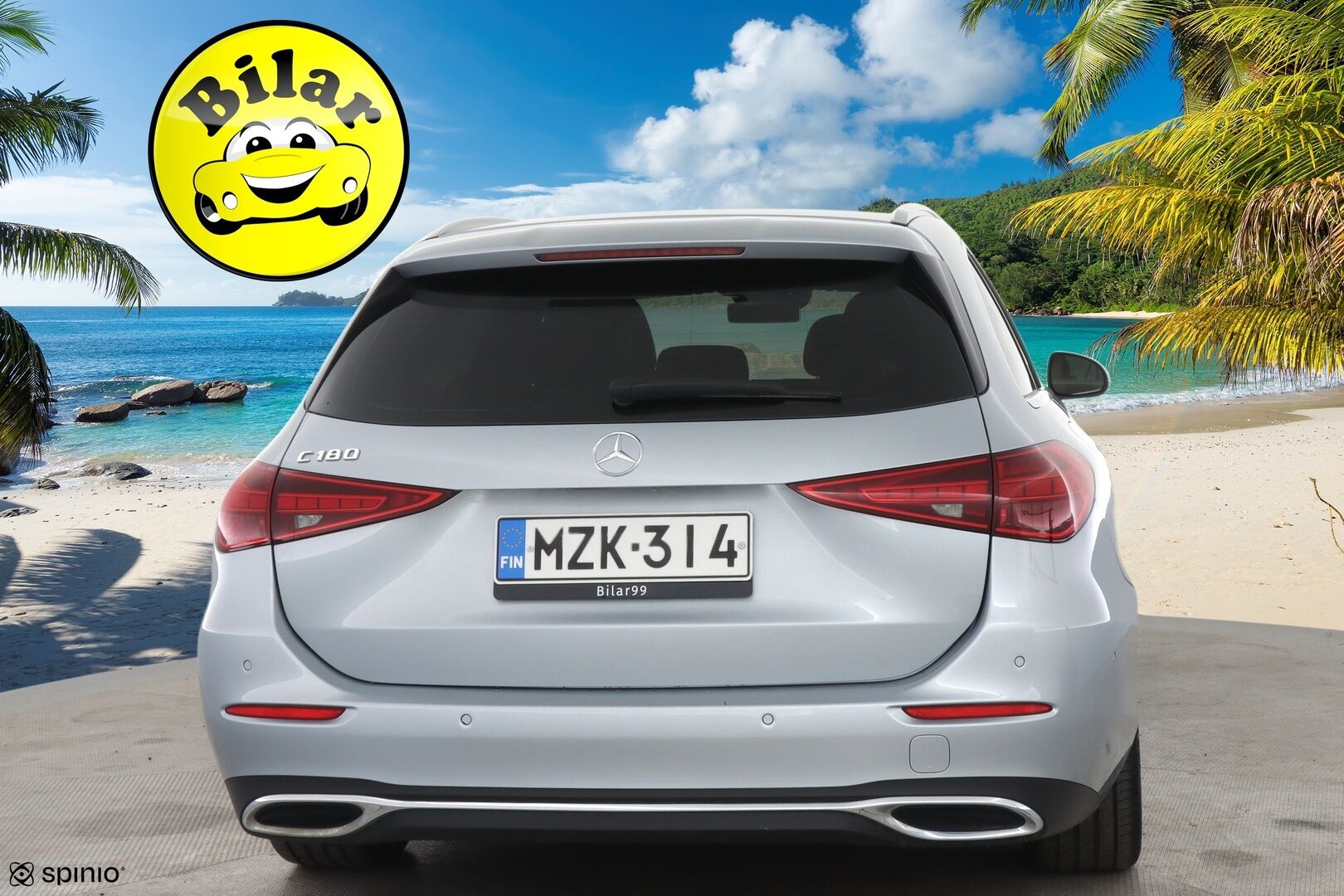 Mercedes-Benz C 2023 180 T A Business - Vakkari | Ruskeat nahat | Lohko ja sisälämppäri | Sähköpenkit 