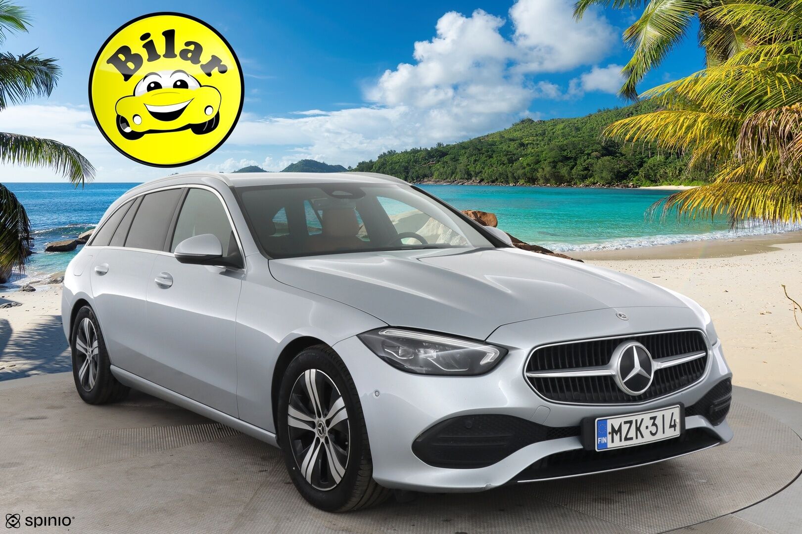 Mercedes-Benz C 2023 180 T A Business - Vakkari | Ruskeat nahat | Lohko ja sisälämppäri | Sähköpenkit 