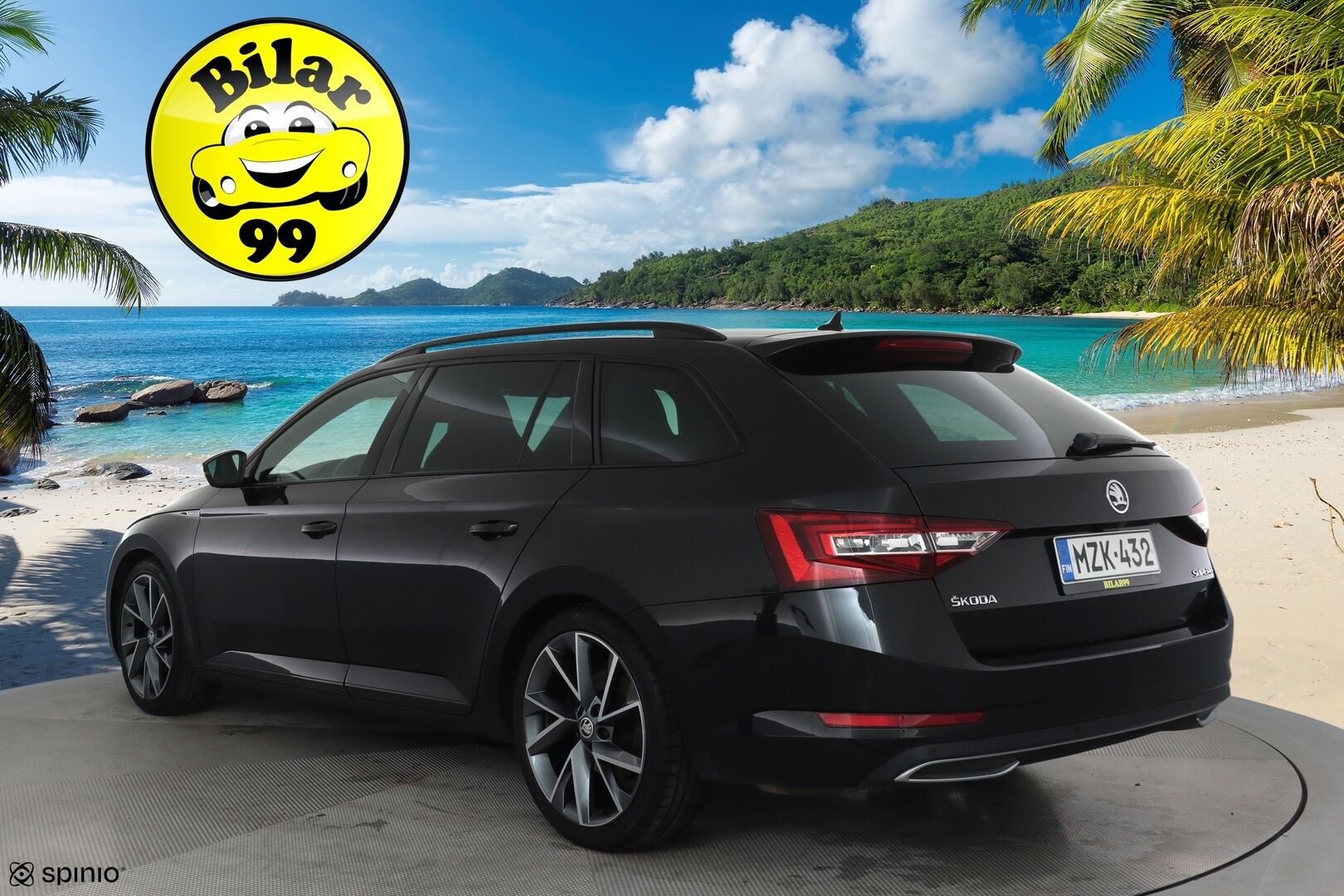 Skoda Superb 2018 1,8 TSI 180hv Sportline DSG Autom. **ACC / P.kamera / Webasto / Navi / Muistipenkki / Sporttipenkit / Koukku / Canton** - Kahdet renkaat aluvanteilla