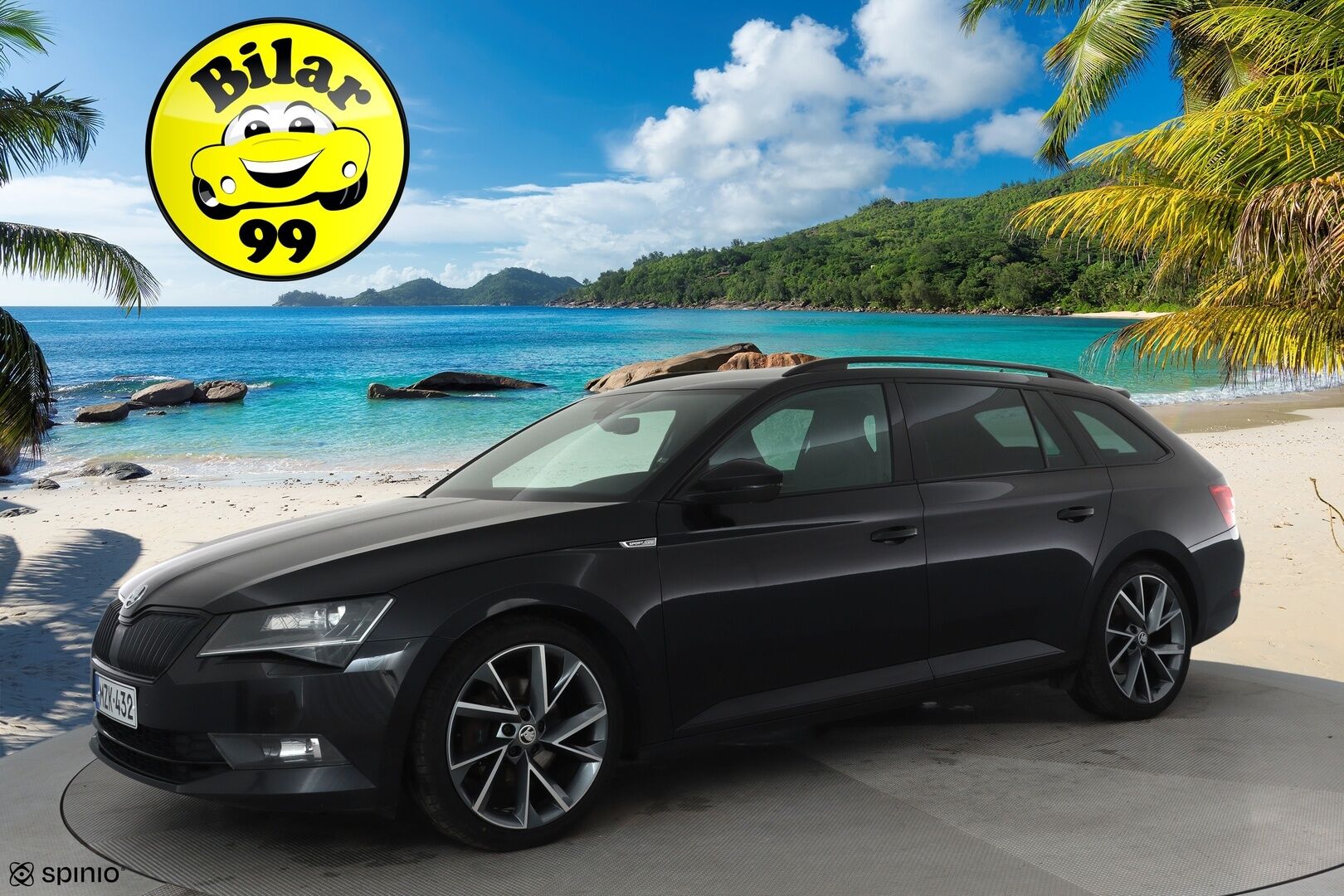 Skoda Superb 2018 1,8 TSI 180hv Sportline DSG Autom. **ACC / P.kamera / Webasto / Navi / Muistipenkki / Sporttipenkit / Koukku / Canton** - Kahdet renkaat aluvanteilla