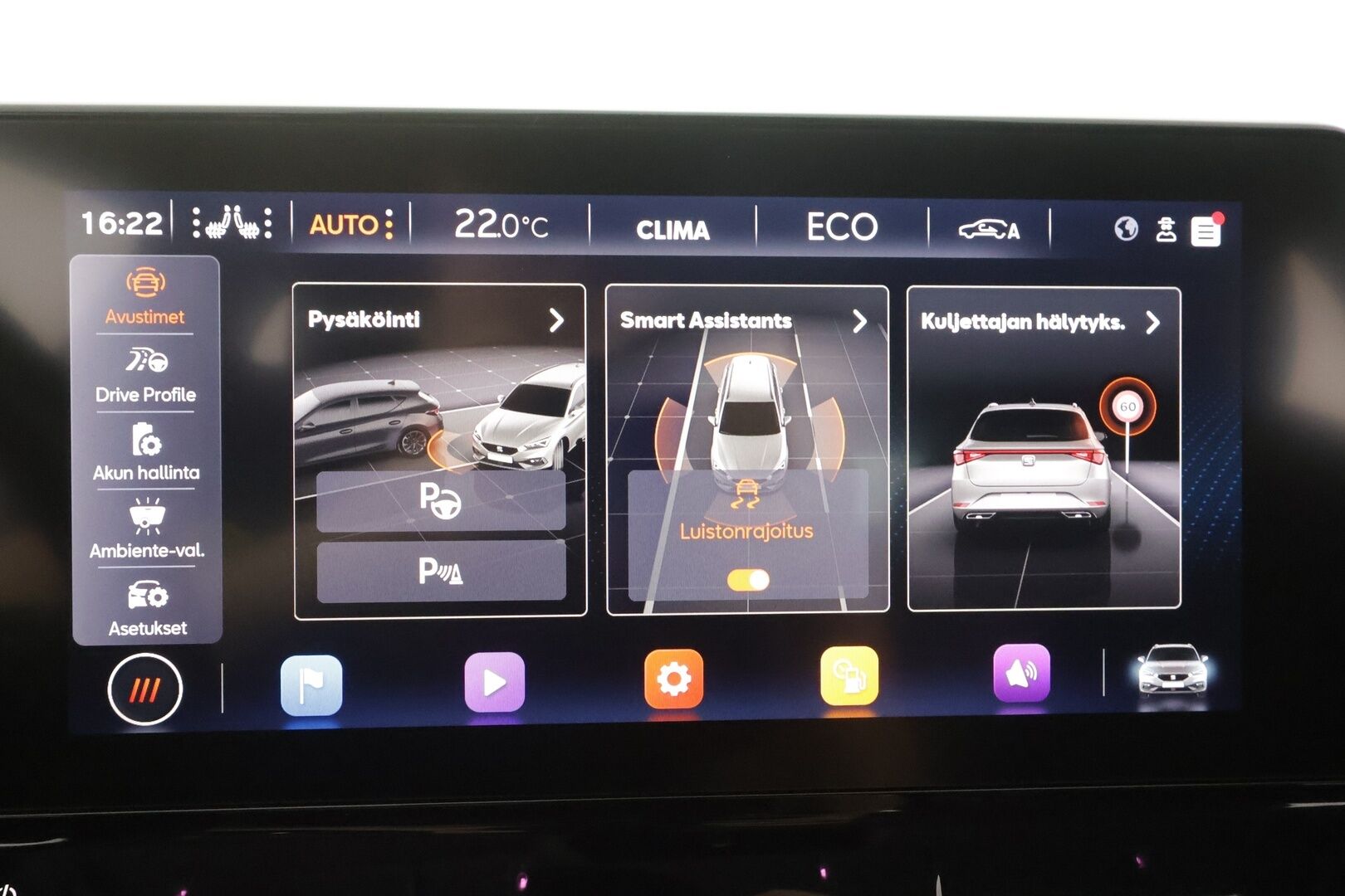 Seat Leon Sportstourer 2022 1,4 PHEV 204 eHybrid Xcellence DSG - | ACC | LED | Kamera | Navi | Apple&Android | Kaistavahti | Keyless | Akku kuntotarkastettu | Kahdet Seatin vanteet | Merkkihuollottu | 1-om Suomi-auto