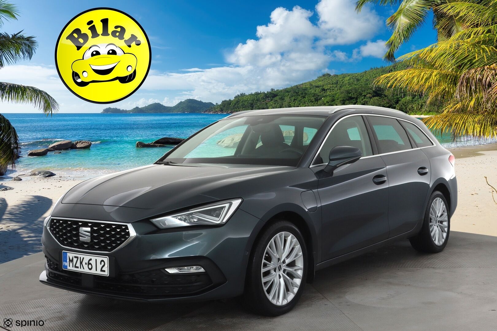 Seat Leon Sportstourer 2022 1,4 PHEV 204 eHybrid Xcellence DSG - | ACC | LED | Kamera | Navi | Apple&Android | Kaistavahti | Keyless | Akku kuntotarkastettu | Kahdet Seatin vanteet | Merkkihuollottu | 1-om Suomi-auto