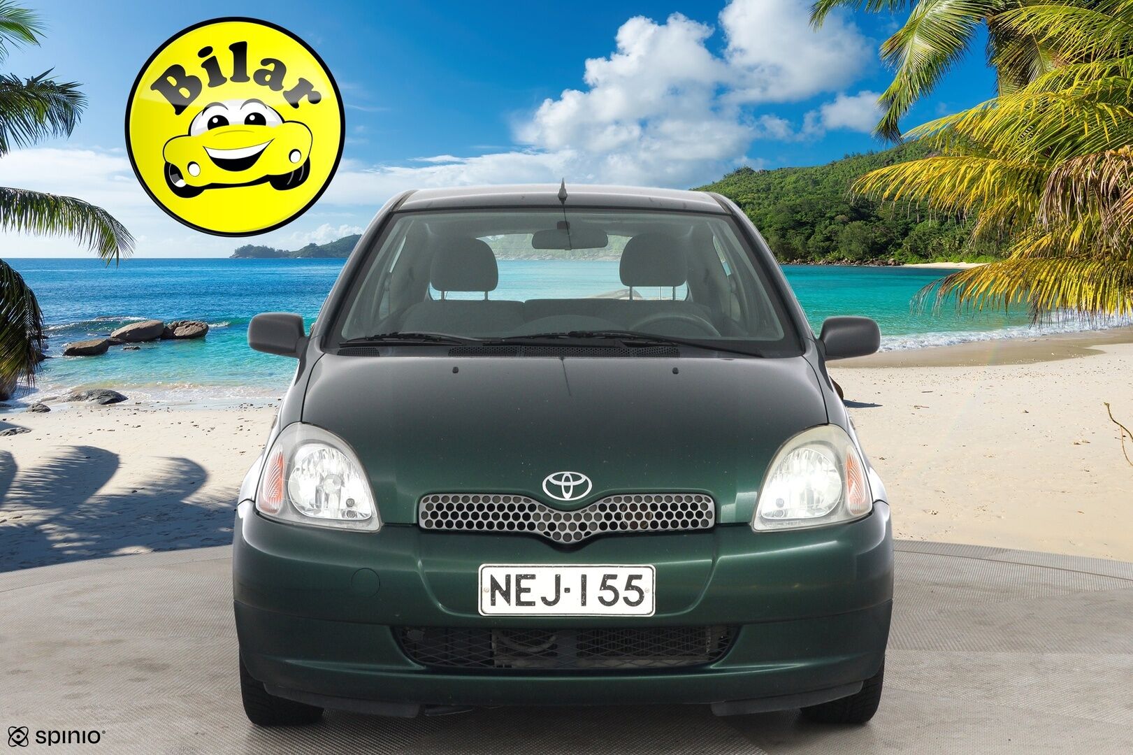 Toyota Yaris 2001 2D YARIS HATCHBACK 1.3-NCP10L-AGMNKW/237 - Myydään huutokaupat.com! | Uudehkot renkaat | Tuore leima | Varma ajokki! 
