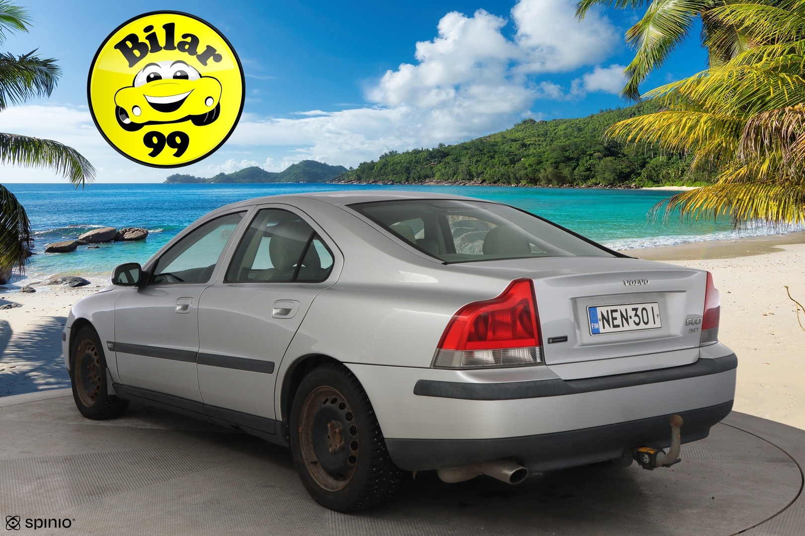 Volvo S60 2001 S60 SEDAN 2.4 TURBO AUTOMATIC *-YritysOutlet - Myydään vain yrityksille* - *Vetokoukku / Vakkari / Nahkasisusta / 2x-renkaat / Katsastus 07/2026!* -YritysOutlet - Myydään vain yrityksille