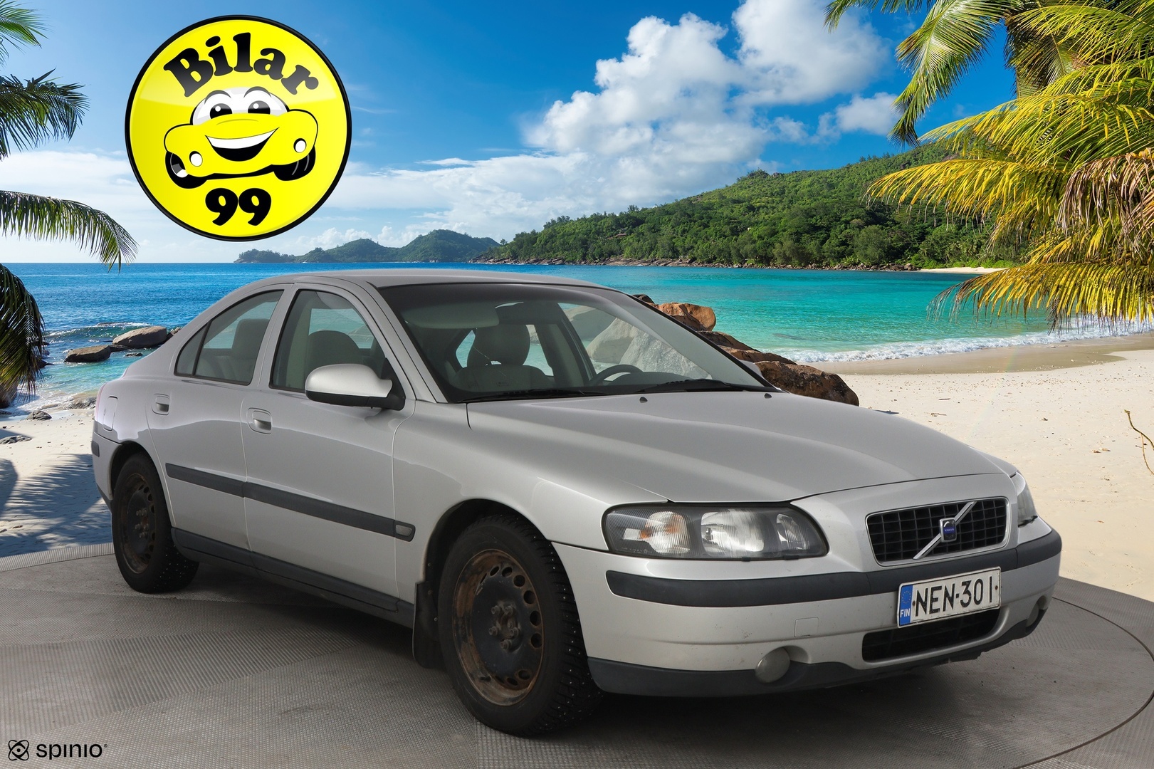 Volvo S60 2001 S60 SEDAN 2.4 TURBO AUTOMATIC *-YritysOutlet - Myydään vain yrityksille* - *Vetokoukku / Vakkari / Nahkasisusta / 2x-renkaat / Katsastus 07/2026!* -YritysOutlet - Myydään vain yrityksille