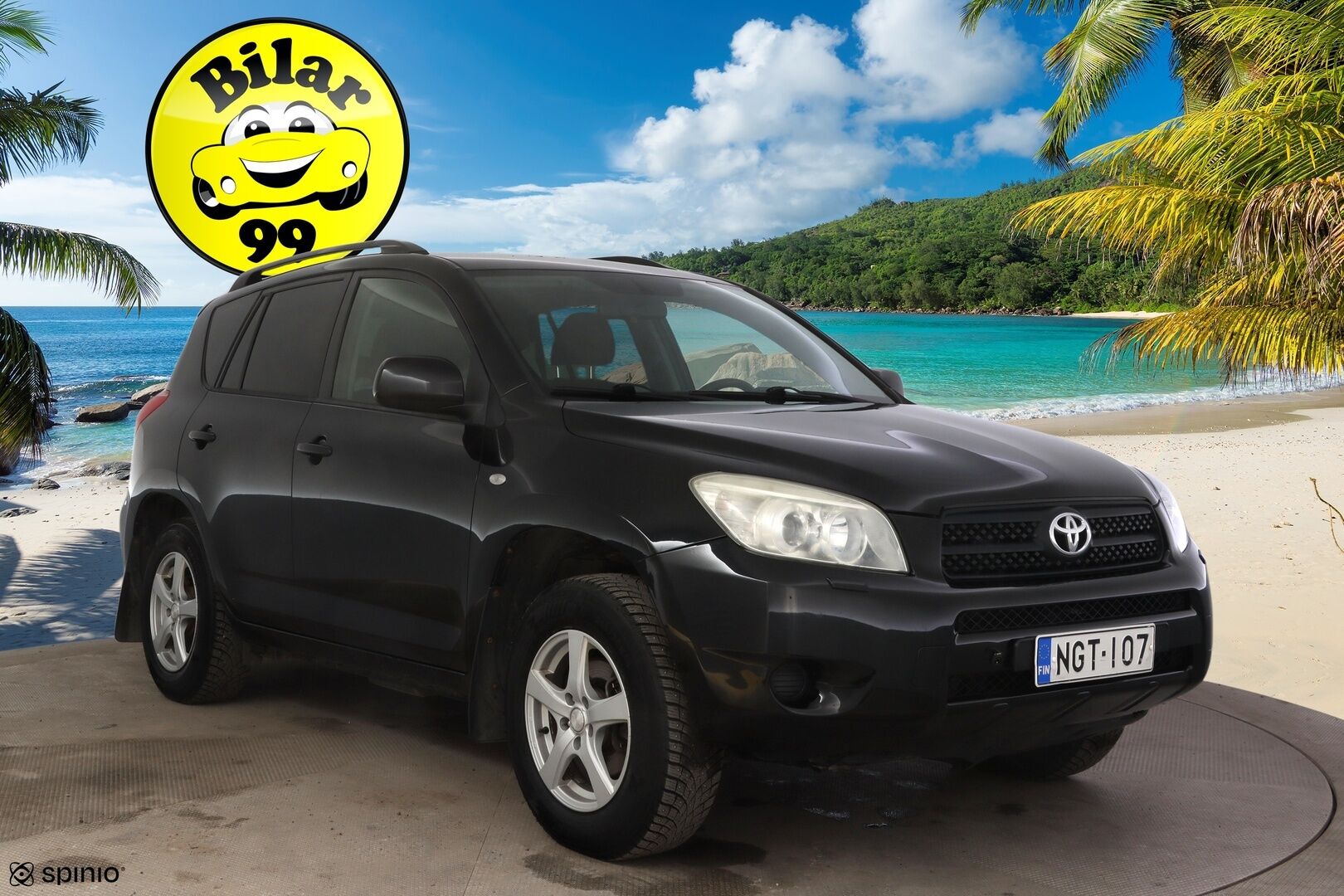 Toyota RAV4 2006 RAV4 2.0 * YritysOutlet - Myydään vain yrityksille  Vakkari* Koukku* Ilmastointi* Lohkolämmitin* Lukot* - * Tämä auto myydään YritysOutlet -valikoimasta vain yritykselle / Suomi-Auto / Kolmet renkaat vanteilla / 