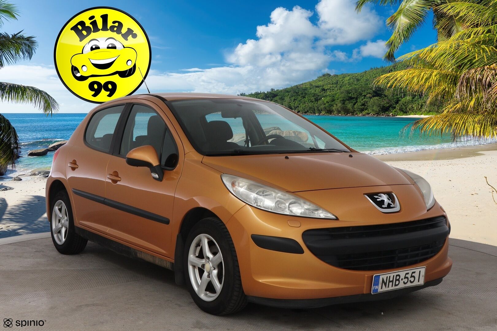 Peugeot 207 2007 - YritysOutlet - Myydään vain yrityksille - *Ilmastointi / Huoltokirja / Lohko+sisähaara / Fiksu kauppakassi!*