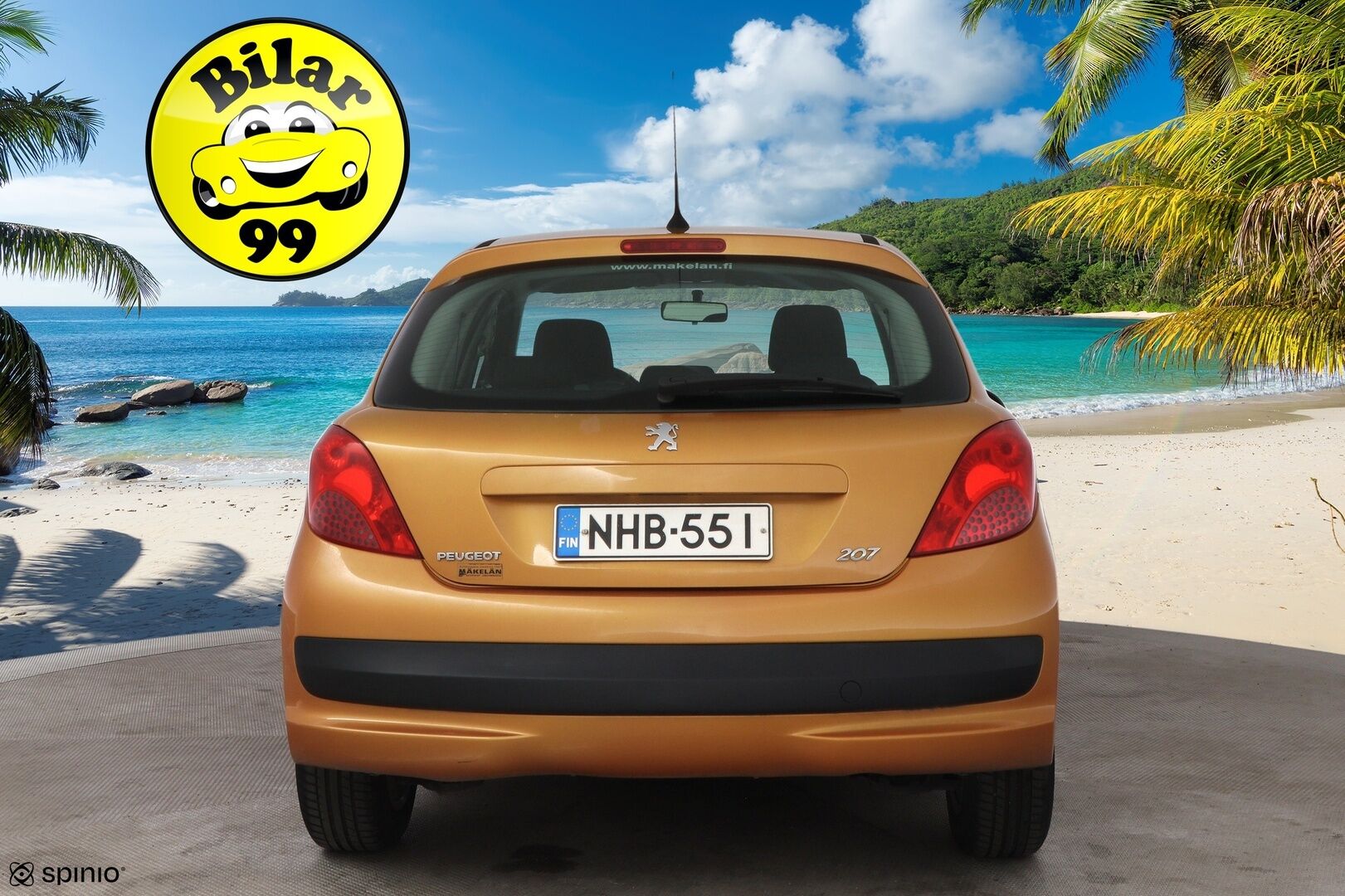 Peugeot 207 2007 - YritysOutlet - Myydään vain yrityksille - *Ilmastointi / Huoltokirja / Lohko+sisähaara / Fiksu kauppakassi!*