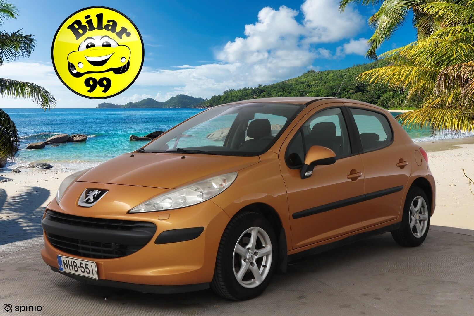 Peugeot 207 2007 - YritysOutlet - Myydään vain yrityksille - *Ilmastointi / Huoltokirja / Lohko+sisähaara / Fiksu kauppakassi!*