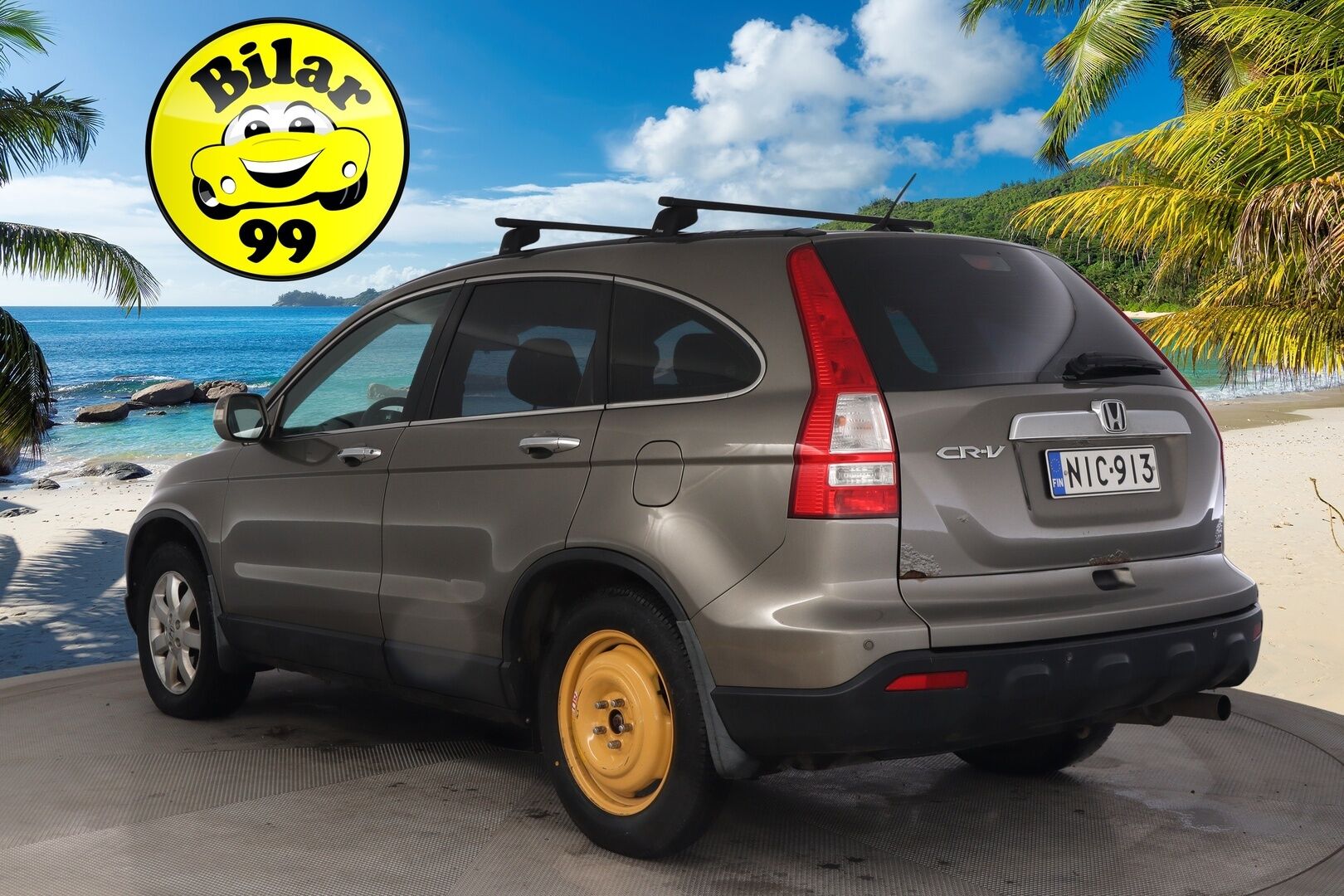 Honda CR-V 2008 *Myydään huutokaupat.com / Vakkari / Tutka / 1X renkaat* - *Myydään huutokaupat.com*