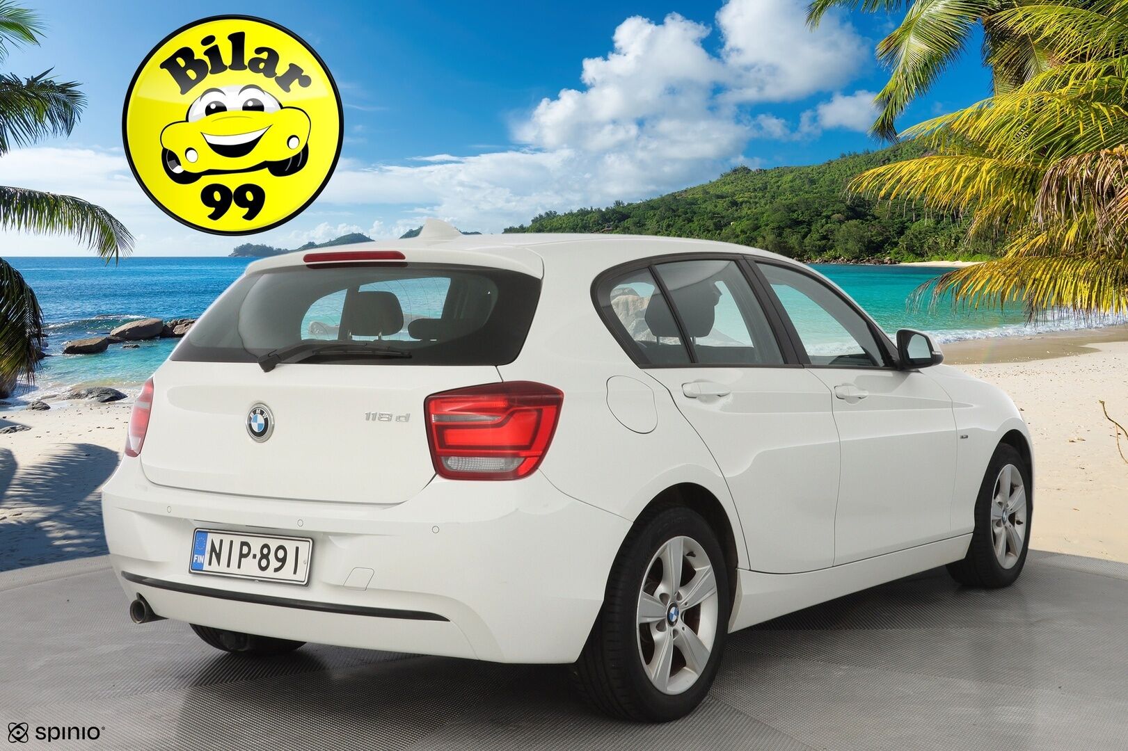 BMW 118 2012 F20 TwinPower Turbo Business  *Vakkari / Lohko / Tutka / Sporttipenkit - Kahdet renkaat alumiinivanteilla / Suomi-auto
