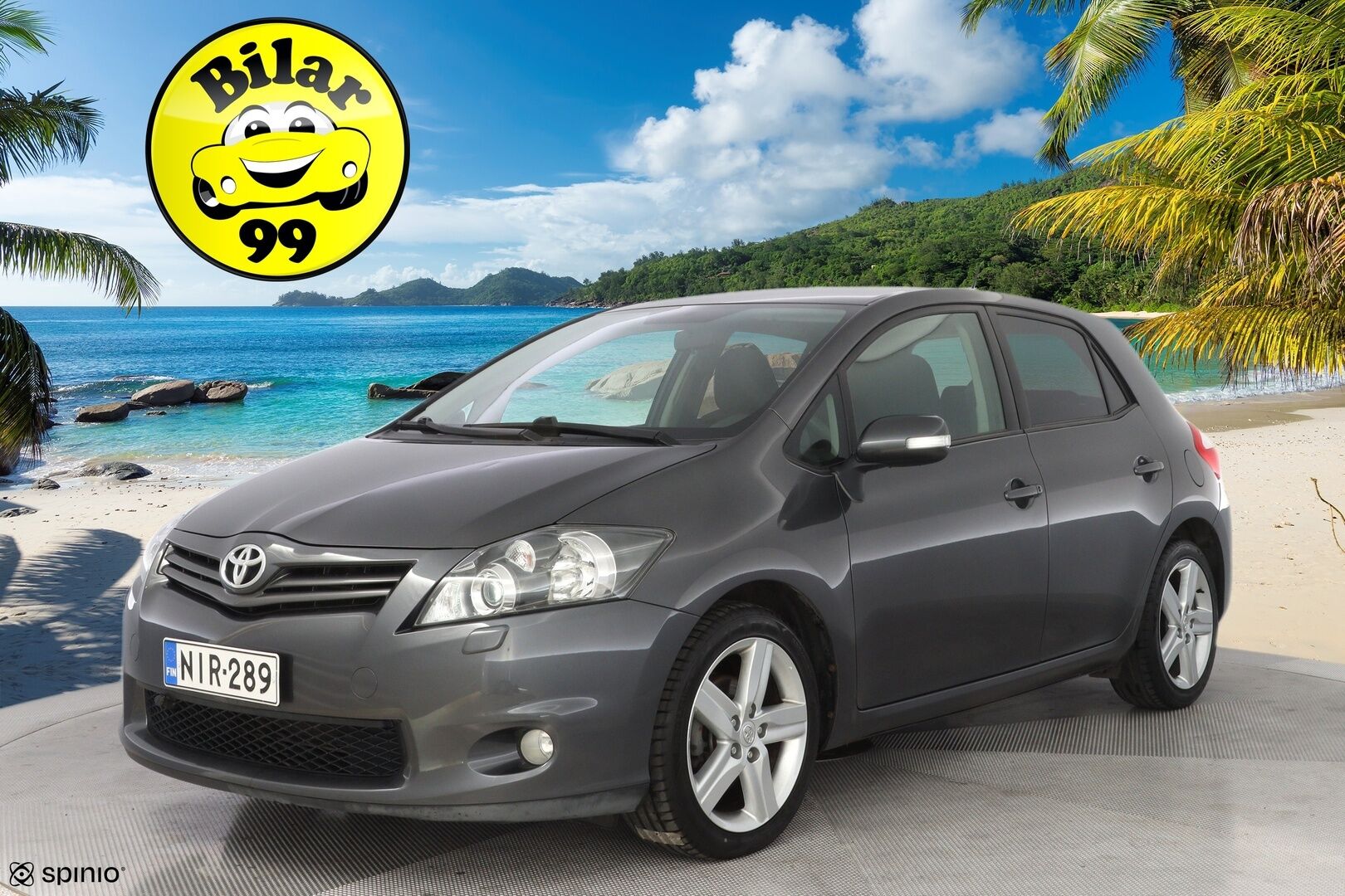 Toyota Auris 2012 1,6 Valvematic Style Edition 5ov *Koukku / Lohko / Vakkari / Automaattinen ilmastointi* - Täydellinen merkkiliikkeen huoltokirja / Viimeisin huolto 62tkm / Kahdet OEM vanteet / Juuri katsastettu
