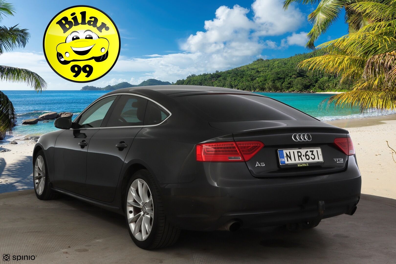 Audi A5 2013 Sportback Business 2,0 TFSI 155 kW quattro S tronic-autom. *  Vakkari / Koukku / Tutkat / Sporttipenkit * - Suomi-auto / 2x Audin vanteet / Juuri katsastettu! 