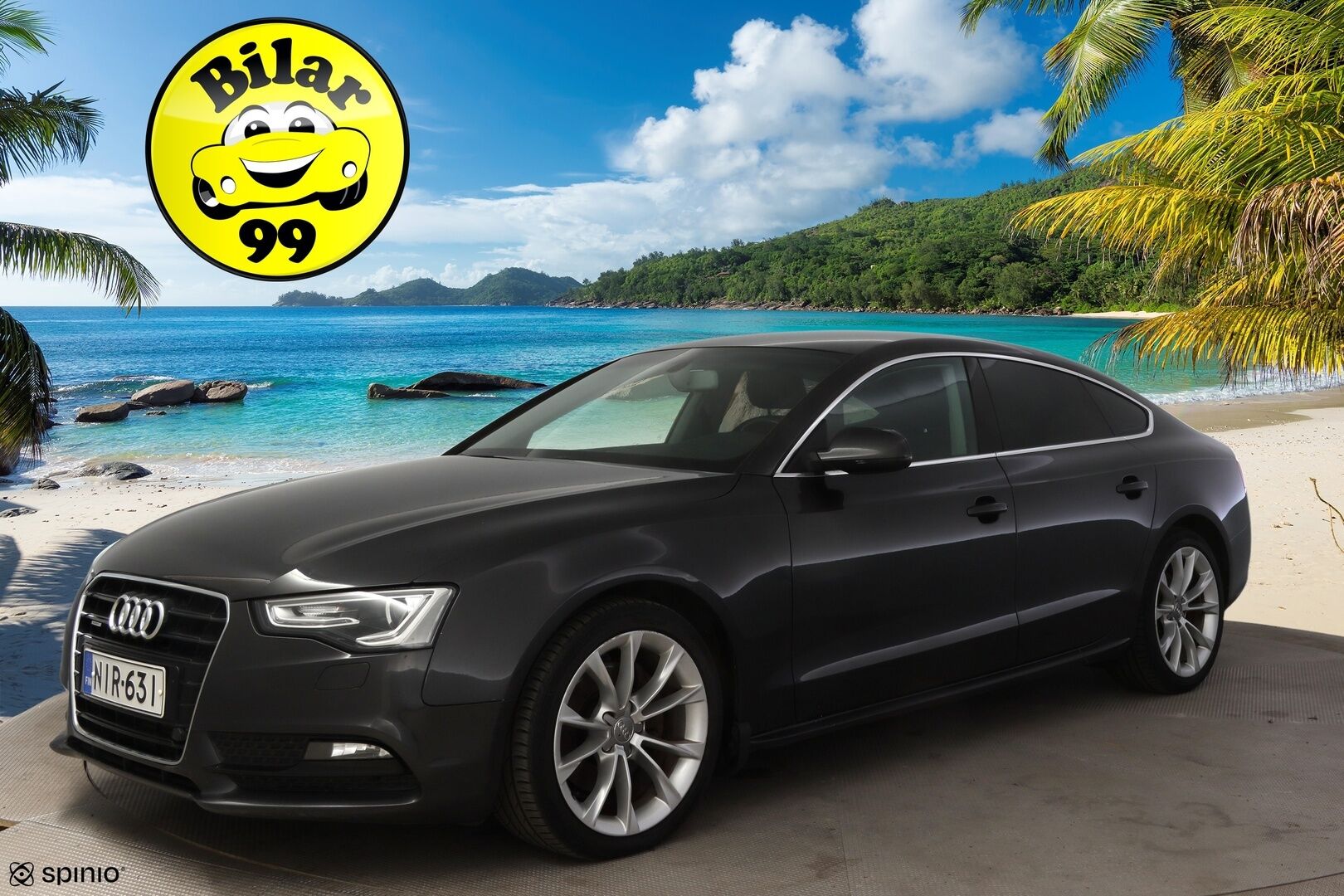 Audi A5 2013 Sportback Business 2,0 TFSI 155 kW quattro S tronic-autom. *  Vakkari / Koukku / Tutkat / Sporttipenkit * - Suomi-auto / 2x Audin vanteet / Juuri katsastettu! 