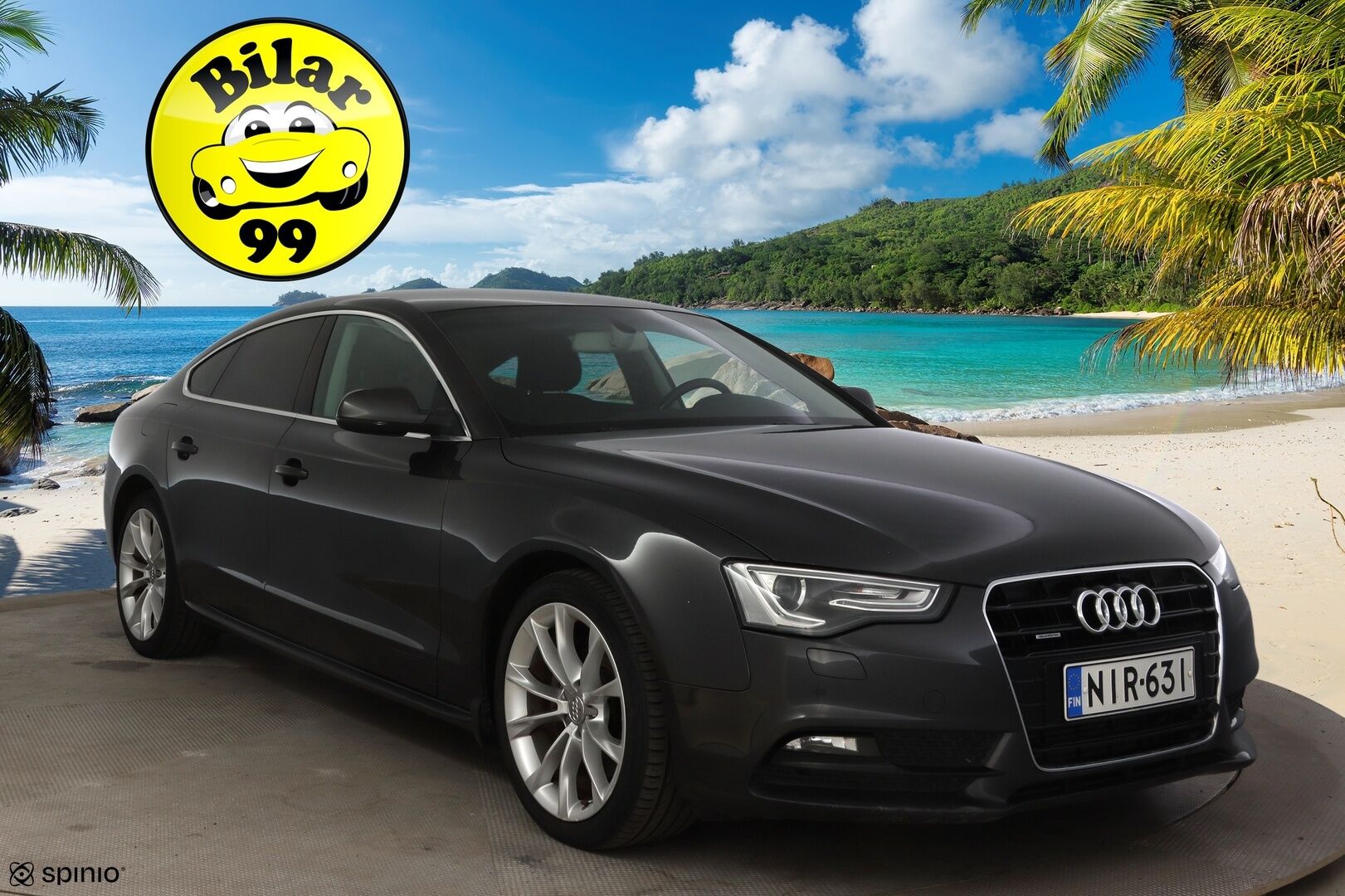 Audi A5 2013 Sportback Business 2,0 TFSI 155 kW quattro S tronic-autom. *  Vakkari / Koukku / Tutkat / Sporttipenkit * - Suomi-auto / 2x Audin vanteet / Juuri katsastettu! 