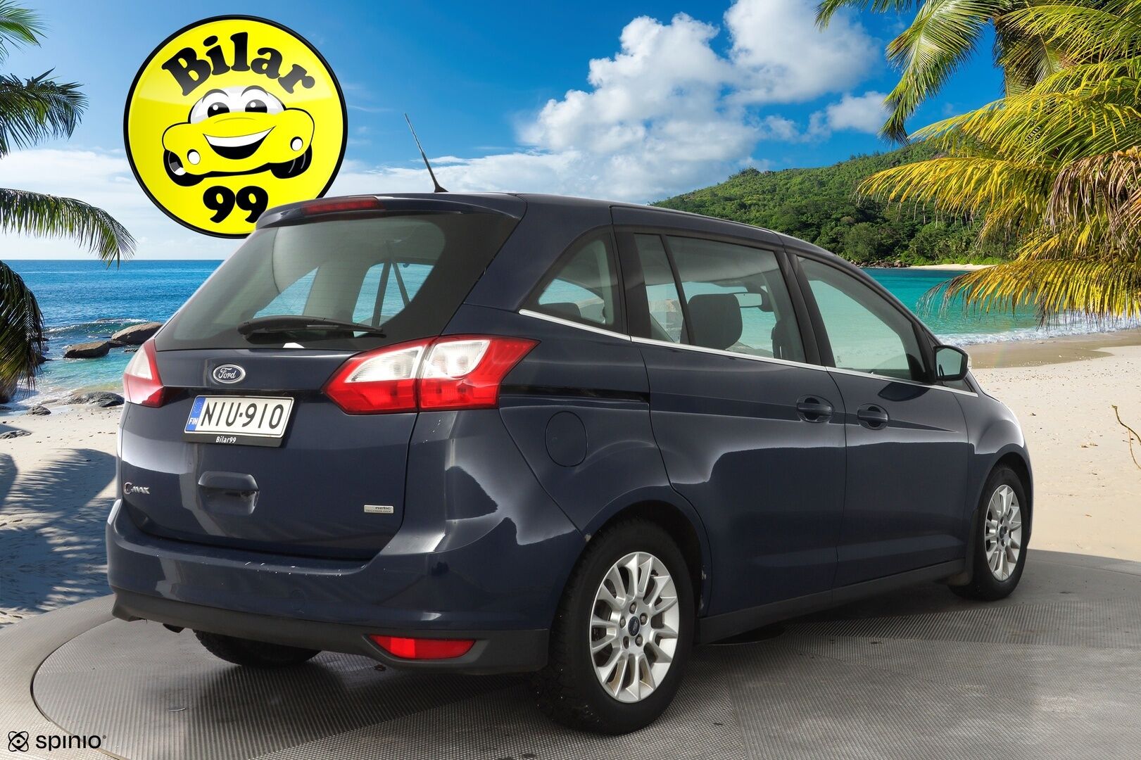 Ford C-MAX GRAND 2013 1.6 TDCi 115 hv Titanium M6 5-ovinen * MYYDÄÄN HUUTOKAUPAT.COM * - Webasto ajastimella / Seuraava katsastus 10/26 / 7-paikkainen