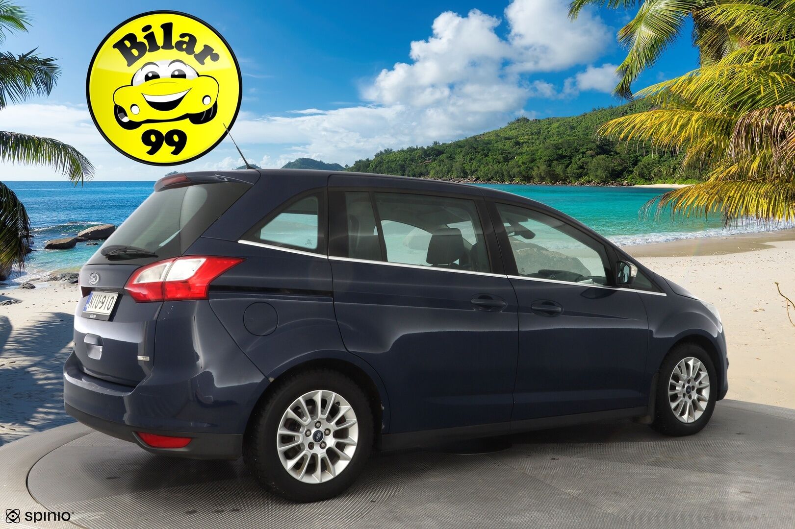 Ford C-MAX GRAND 2013 1.6 TDCi 115 hv Titanium M6 5-ovinen * MYYDÄÄN HUUTOKAUPAT.COM * - Webasto ajastimella / Seuraava katsastus 10/26 / 7-paikkainen