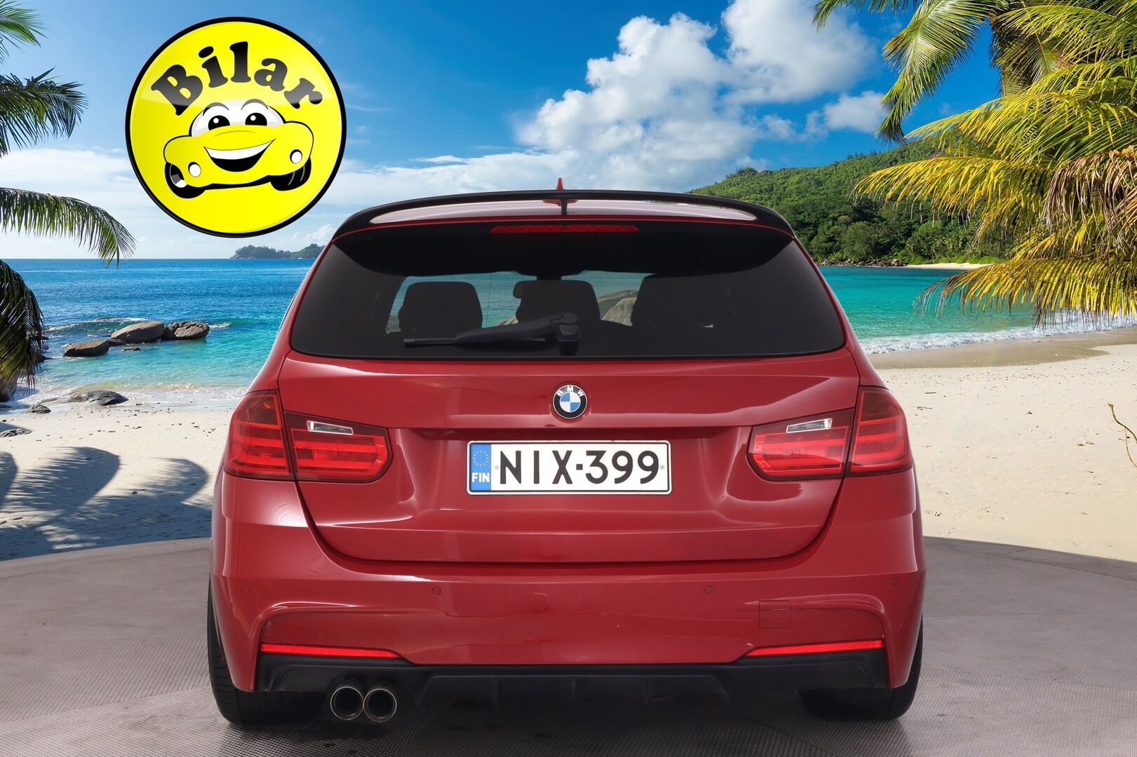 BMW 330 2013 TwinPower Turbo A F31 Touring - M-Sport Look | Melbourne Rot Metallic | M-sport ratti | H&K | Sporttipenkit | Taittuva koukku | 2 Aluvanteet