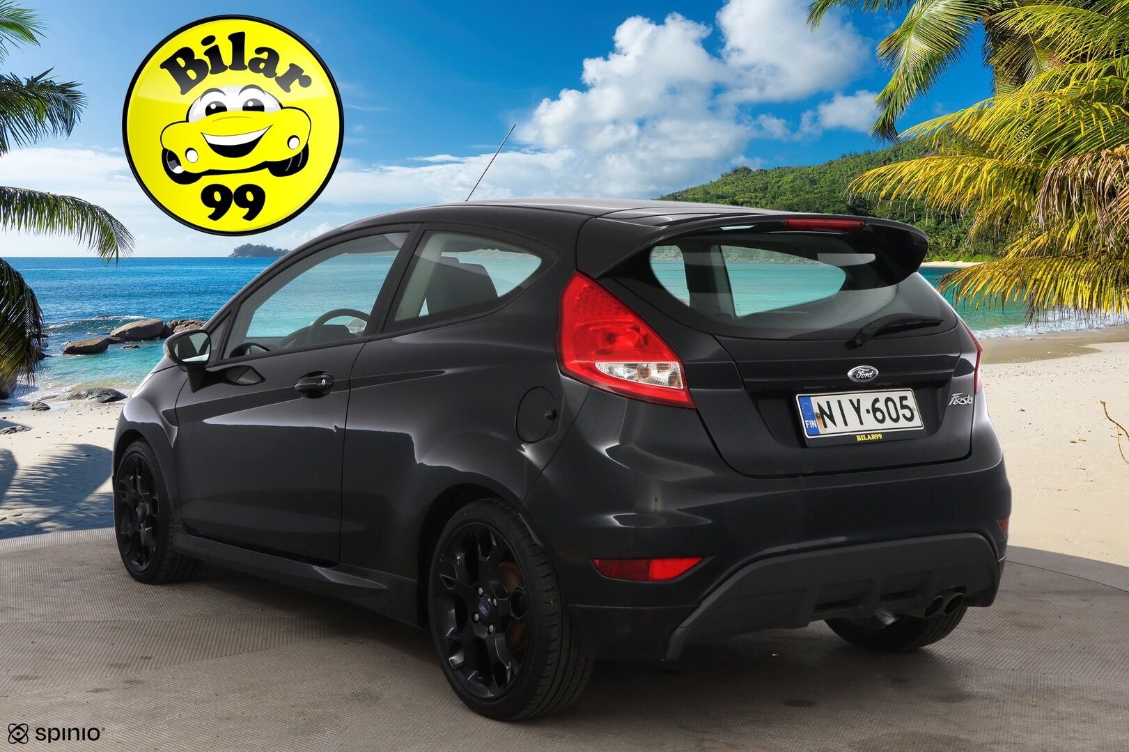 Ford Fiesta 2012 1,6 134 hv Sport Silver M5 3-ovinen - Suomiauto / Vakkari / Nahkasisusta / Lämmitettävä Tuulilasi / Lohko & Sisäpistoke / Jakopää tehty / Kahdet fiksut renkaat!