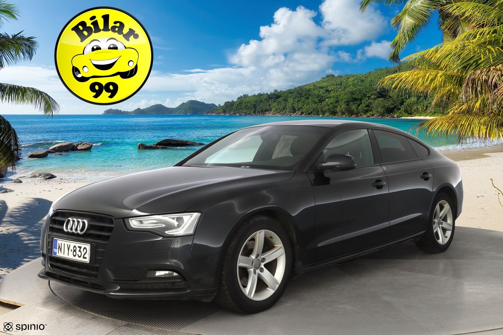 Audi A5 2013 Sportback Black Edition 1.8 TFSI 125 kW *Vakkari / Lohko / Sportti penkit / Tutka* YritysOutlet - Myydään vain yrityksille - Kahdet renkaat alumiinivantein / Suomi-auto / Todella säännöllinen huoltokirja *Tämä auto myydään YritysOutlet -valikoimasta vain yritykselle*