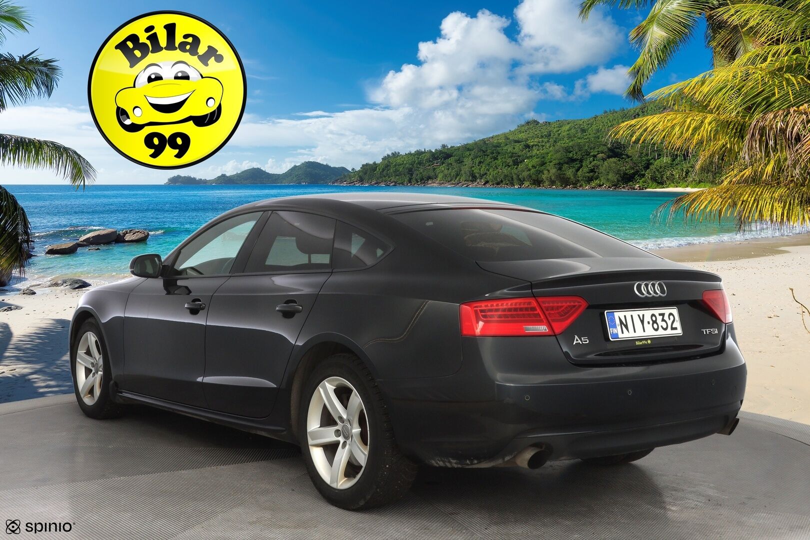 Audi A5 2013 Sportback Black Edition 1.8 TFSI 125 kW *Vakkari / Lohko / Sportti penkit / Tutka* YritysOutlet - Myydään vain yrityksille - Kahdet renkaat alumiinivantein / Suomi-auto / Todella säännöllinen huoltokirja *Tämä auto myydään YritysOutlet -valikoimasta vain yritykselle*