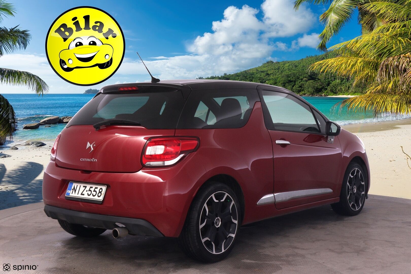 Citroen DS3 2013 VTi 120 So Chic -*Myydään huutokaupat.com* - | Suomi-auto | Vakkari | Lohko | 2x hyvät renkaat |