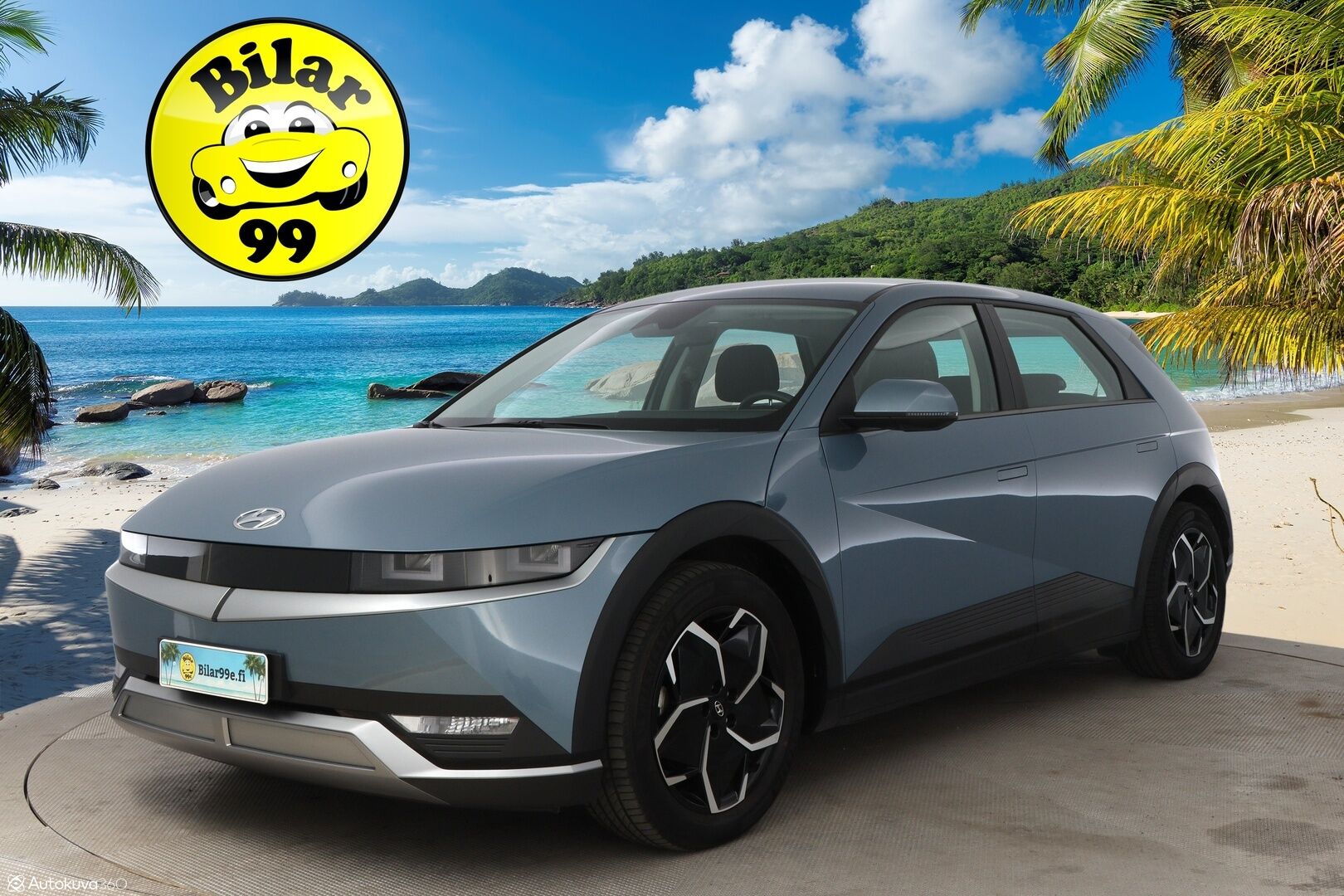 HYUNDAI IONIQ 5 2022 AWD Style 73kWh - 3,99 % KORKOTARJOUS TÄHÄN AUTOON - Lämpöpumppu / Vetokoukku / Adapt.Vakkari / Peruutuskamera / HDA / Merkkihuollot / Navi / Apple&Android / Huippusiisti!