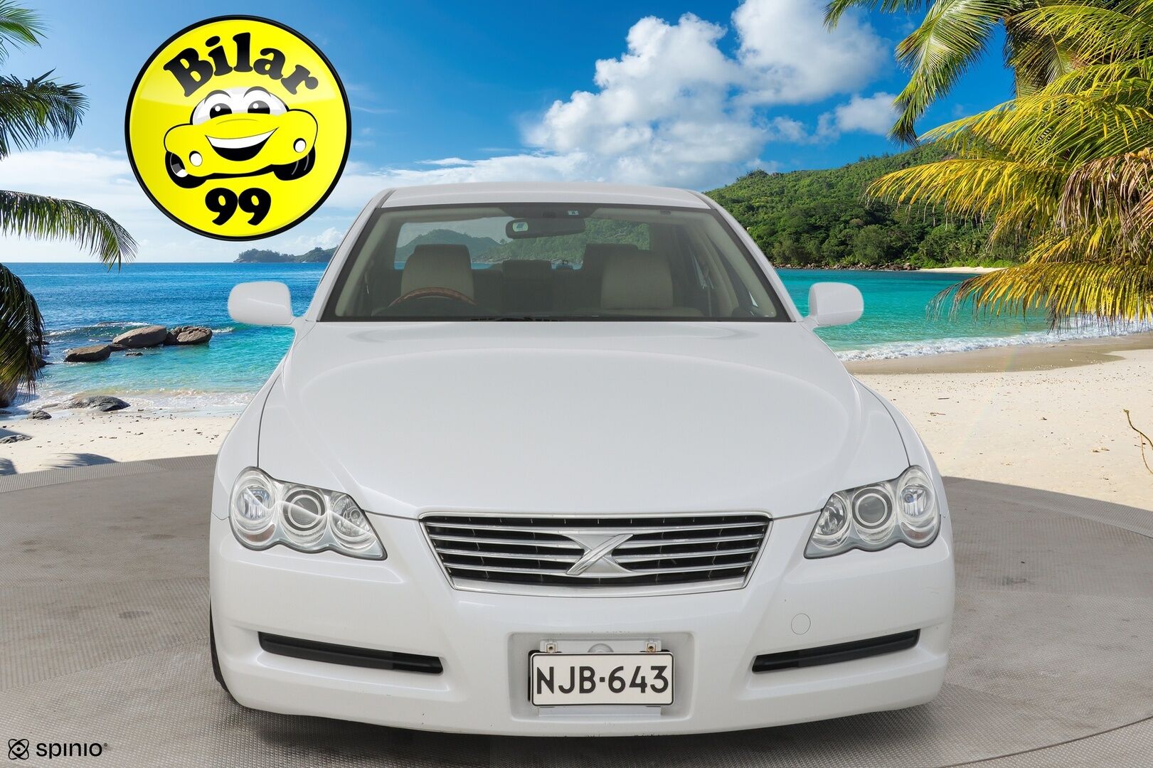 Toyota MARK X 2006 Sedan (AA) 4ov 2499cm3 **Harvinainen / Tyylikäs / Sähkösäätöiset penkit.** - Kahdet renkaat vanteineen (kesä) / Säädettävä alusta / Takaveto