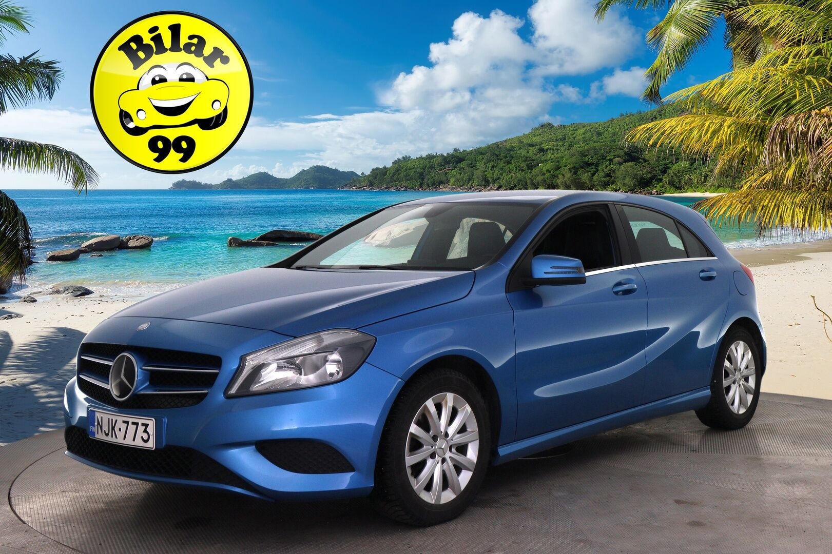 Mercedes-Benz A 2014 180 BE Suomi Edition - Puolinahat / Upea Metalliväri / Bluetooth / Lohkolämmitin