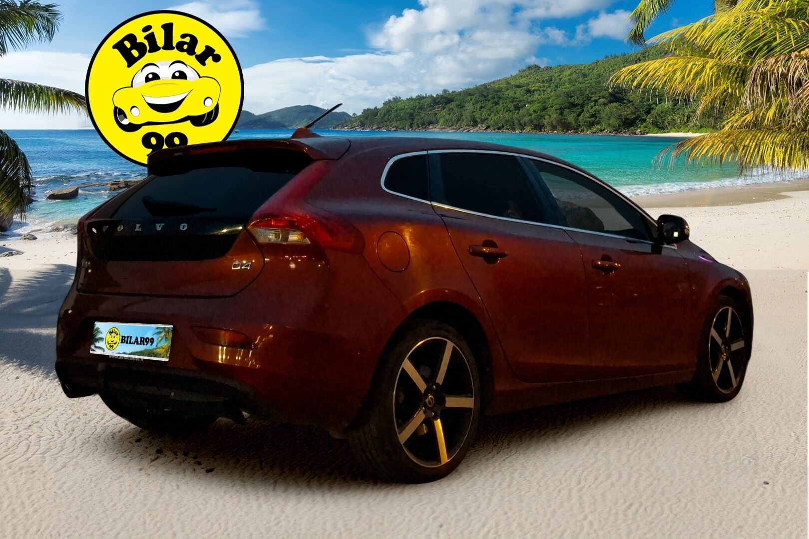 Volvo V40 2014 D4 Summum aut * Webasto / Vaalea Nahkasisusta / Digimittari / Muistipenkki / Sensus Navi / Audio High Performance - Suomiauto / Metalliväri / Jakopää tehty!