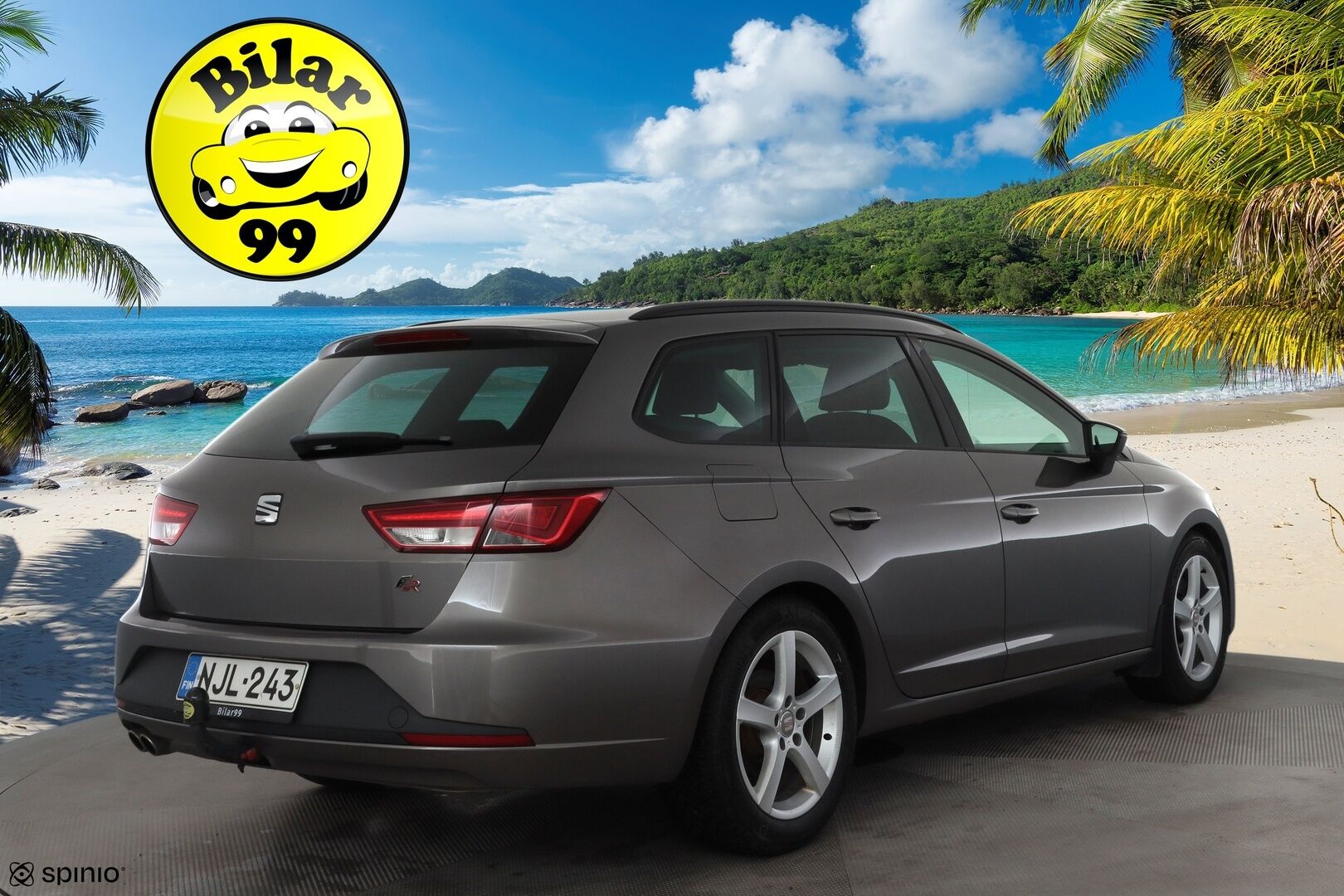 Seat Leon ST 2014 1,8 TSI 180 FR DSG * Suomi-auto / ACC / LED / Webasto / Koukku / Puolinahat * - Kahdet renkaat aluvanteilla - HULLU BLACKWEEK KORKOTARJOUS 2,49%